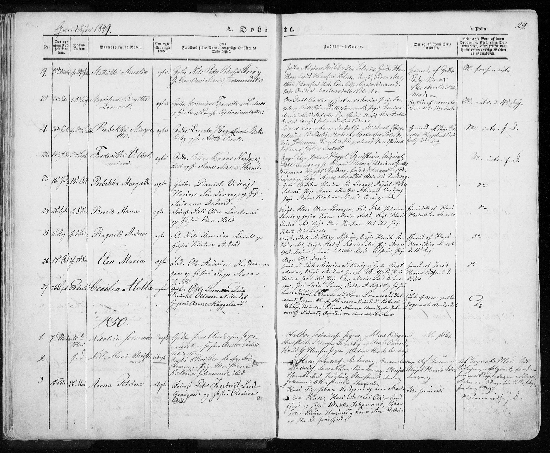 Karlsøy sokneprestembete, SATØ/S-1299/H/Ha/Haa/L0003kirke: Parish register (official) no. 3, 1843-1860, p. 29