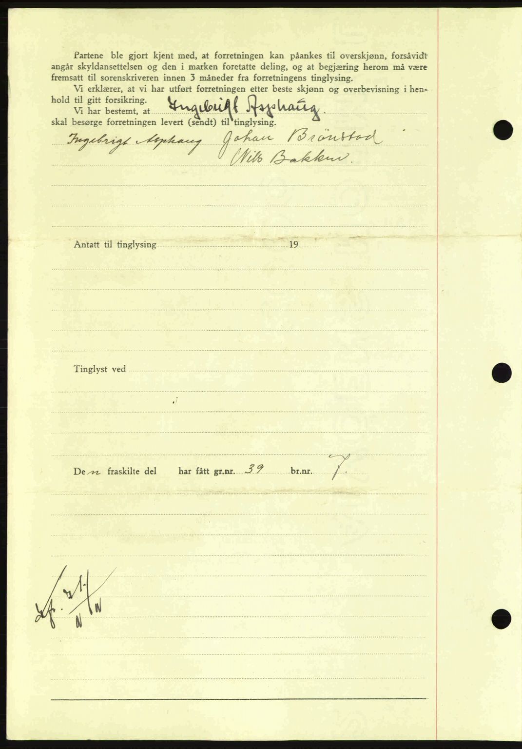 Nordmøre sorenskriveri, AV/SAT-A-4132/1/2/2Ca: Mortgage book no. A93, 1942-1942, Diary no: : 2028/1942