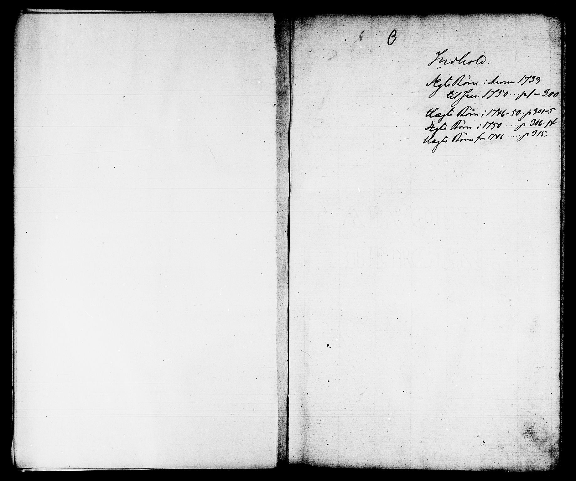 Domkirken sokneprestembete, SAB/A-74801/H/Haa/L0002: Parish register (official) no. A 2, 1733-1750