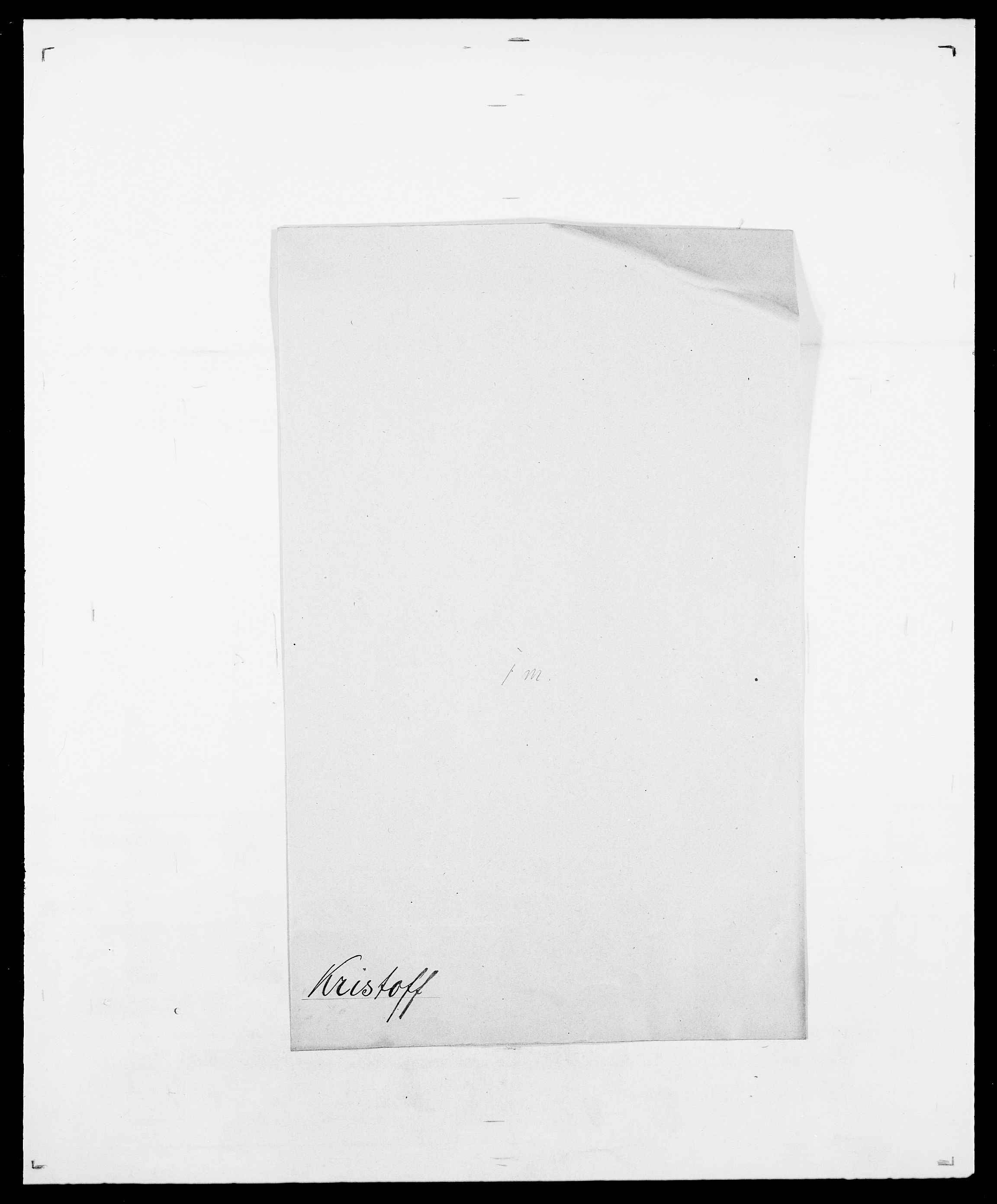 Delgobe, Charles Antoine - samling, SAO/PAO-0038/D/Da/L0021: Klagenberg - Kristoft, p. 800