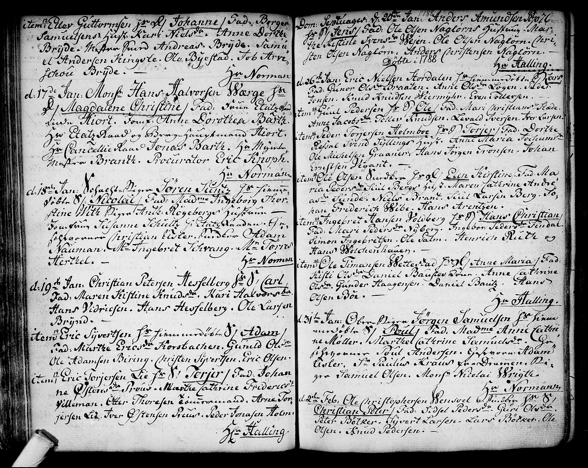 Kongsberg kirkebøker, SAKO/A-22/F/Fa/L0006: Parish register (official) no. I 6, 1783-1797, p. 76