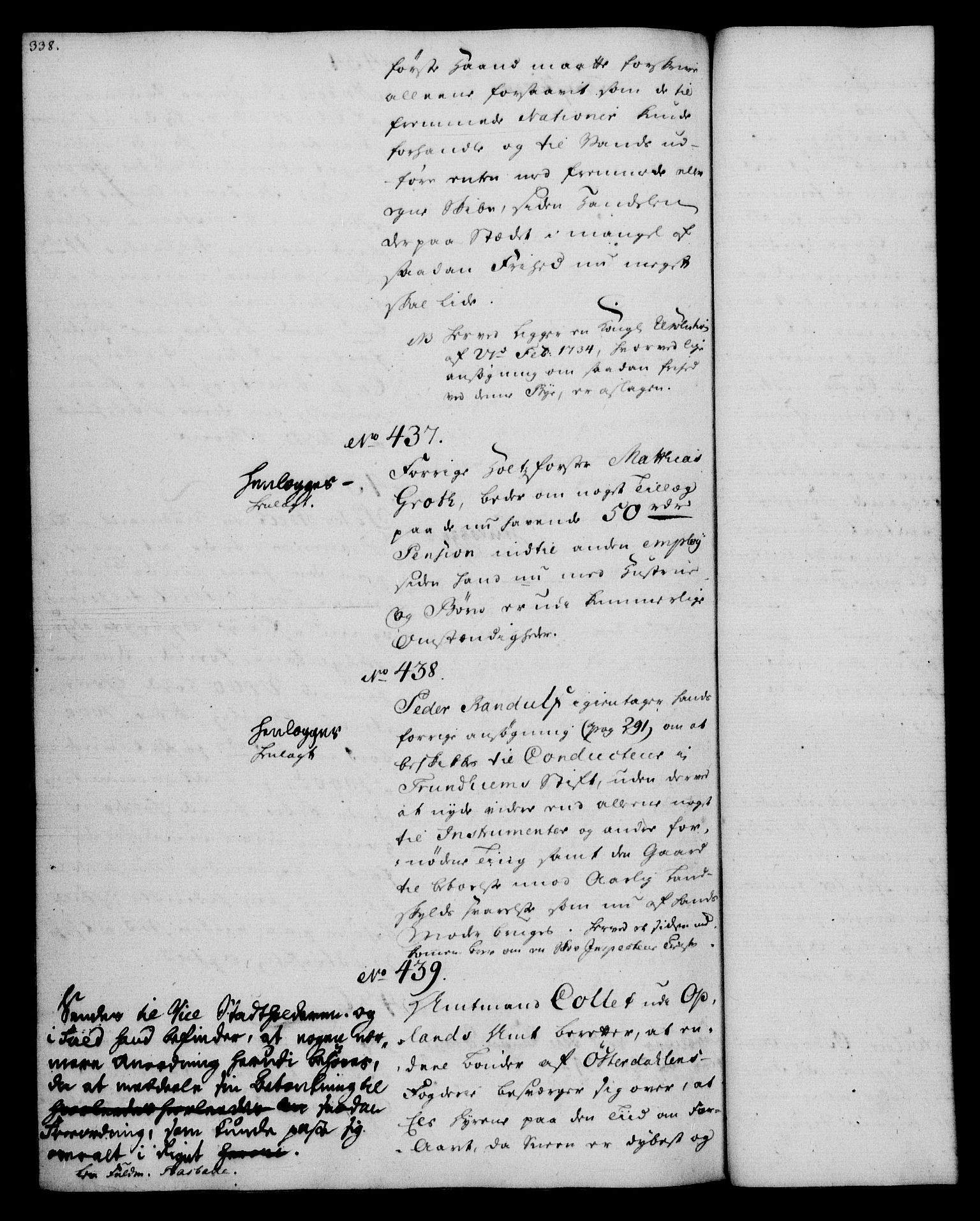 Rentekammeret, Kammerkanselliet, RA/EA-3111/G/Gh/Gha/L0034: Norsk ekstraktmemorialprotokoll (merket RK 53.79), 1756-1759, p. 338