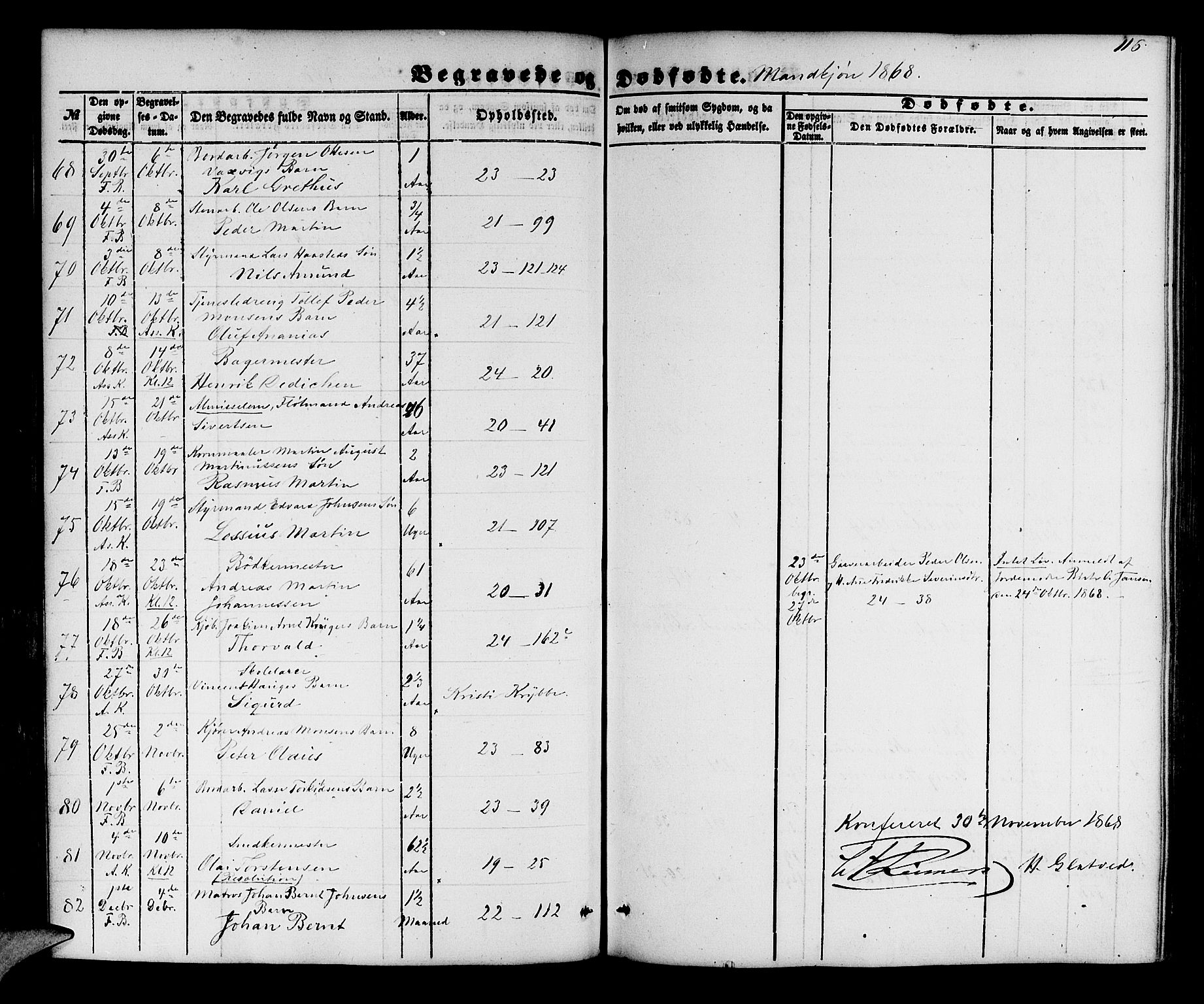 Korskirken sokneprestembete, AV/SAB-A-76101/H/Hab: Parish register (copy) no. E 2, 1851-1871, p. 116