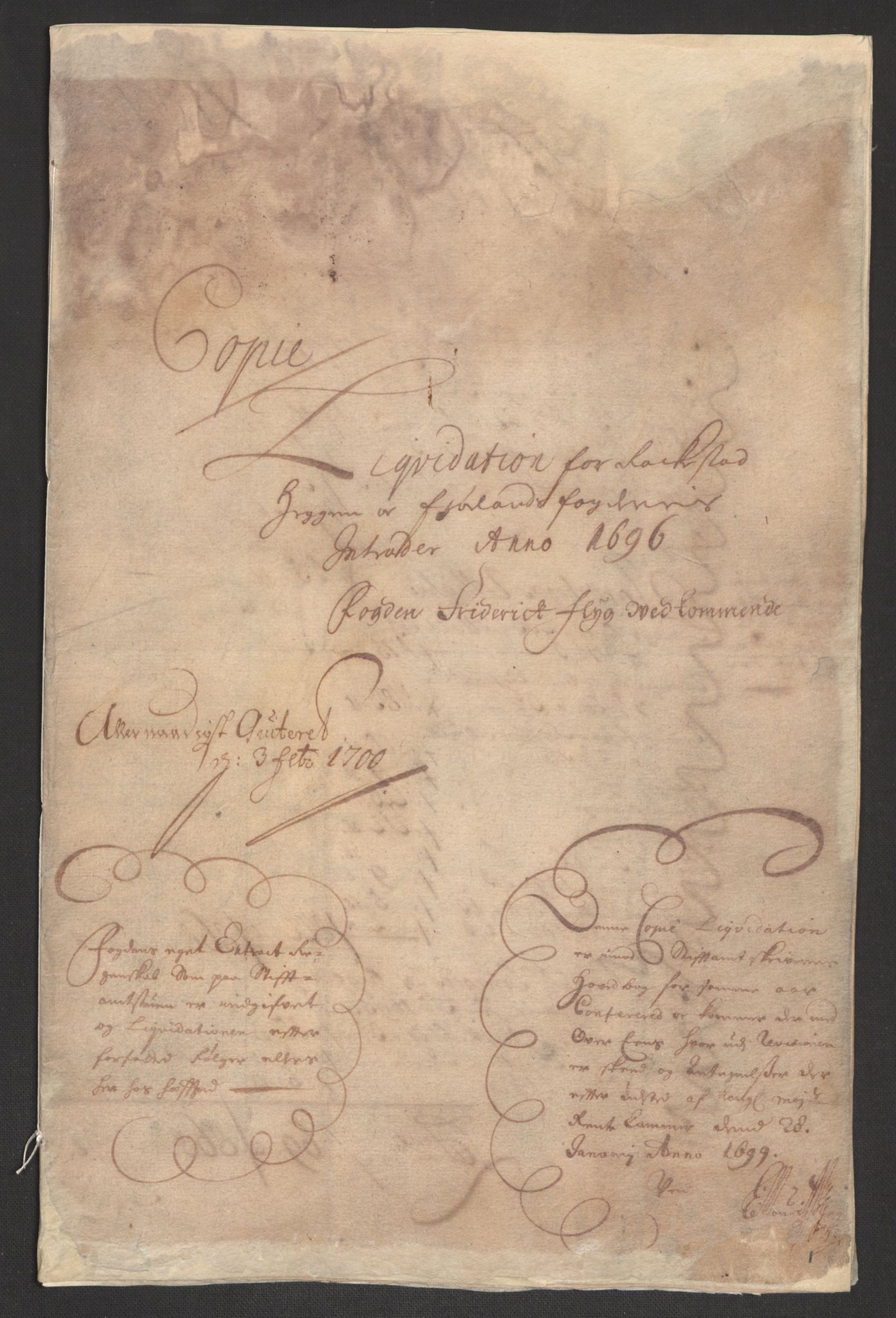 Rentekammeret inntil 1814, Reviderte regnskaper, Fogderegnskap, AV/RA-EA-4092/R07/L0286: Fogderegnskap Rakkestad, Heggen og Frøland, 1696, p. 20