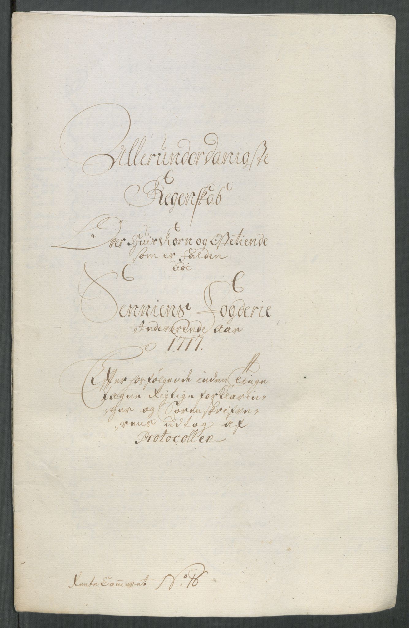 Rentekammeret inntil 1814, Reviderte regnskaper, Fogderegnskap, AV/RA-EA-4092/R68/L4763: Fogderegnskap Senja og Troms, 1717, p. 241