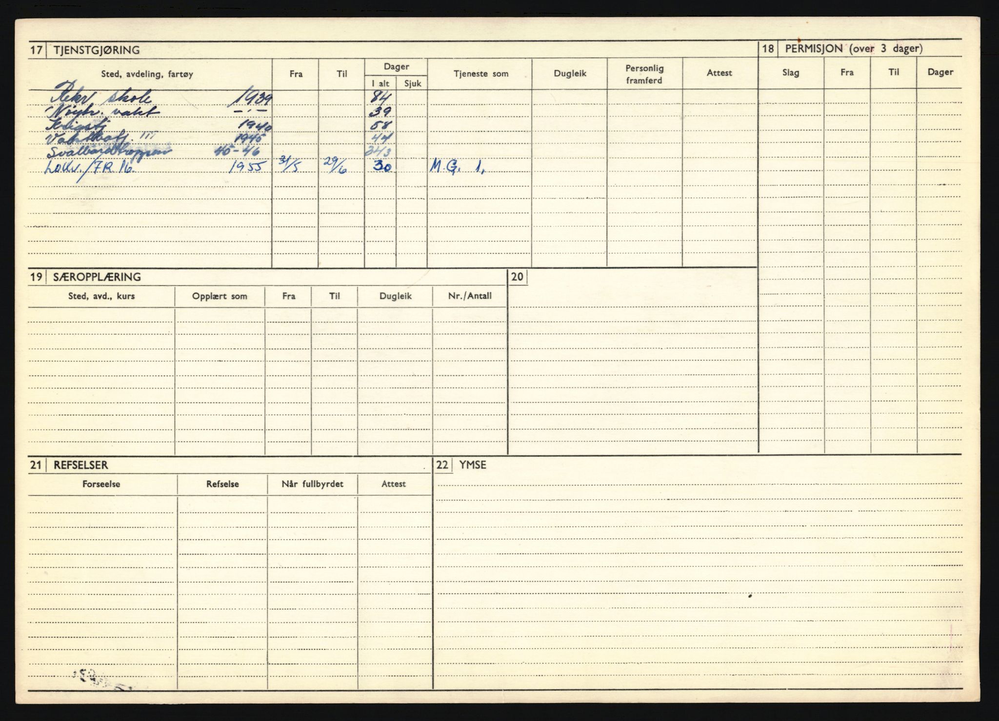 Forsvaret, Troms infanteriregiment nr. 16, AV/RA-RAFA-3146/P/Pa/L0022: Rulleblad for regimentets menige mannskaper, årsklasse 1938, 1938, p. 1324