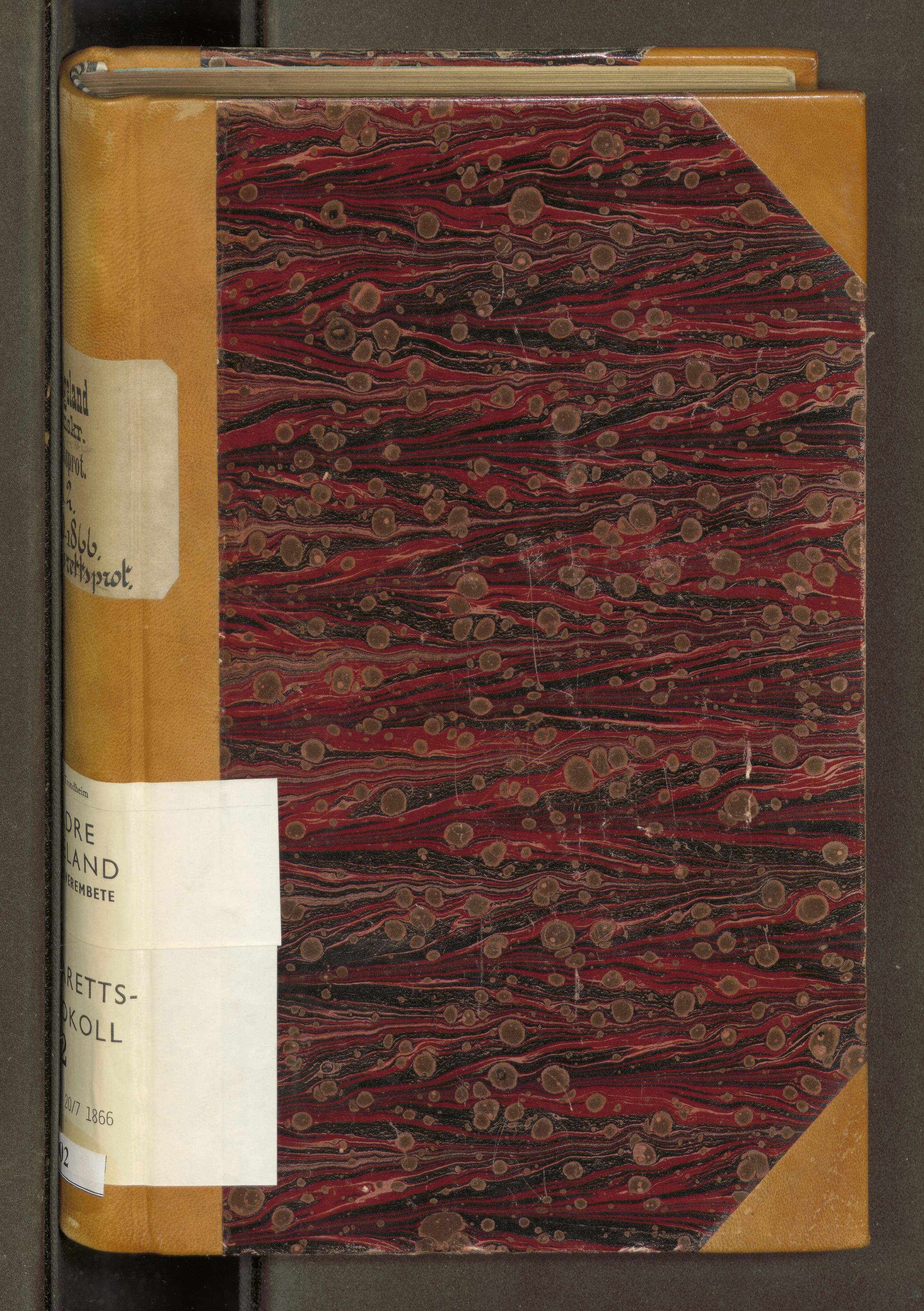 Rana sorenskriveri , SAT/A-1108/1/1/1B/L0002: Ekstrarettsprotokoll, 1860-1866