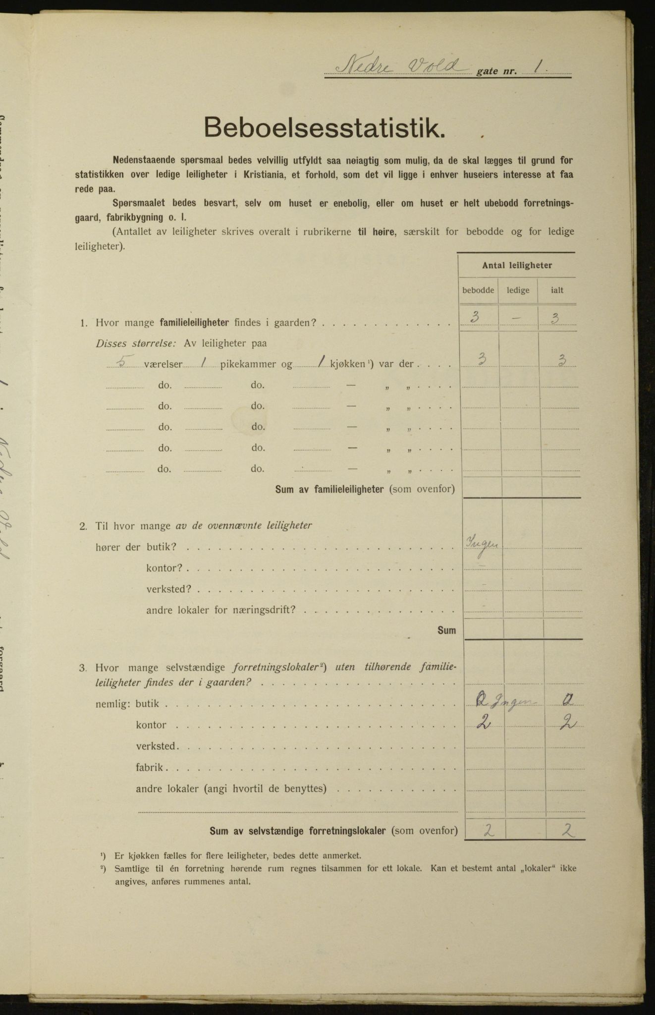 OBA, Municipal Census 1912 for Kristiania, 1912, p. 70123