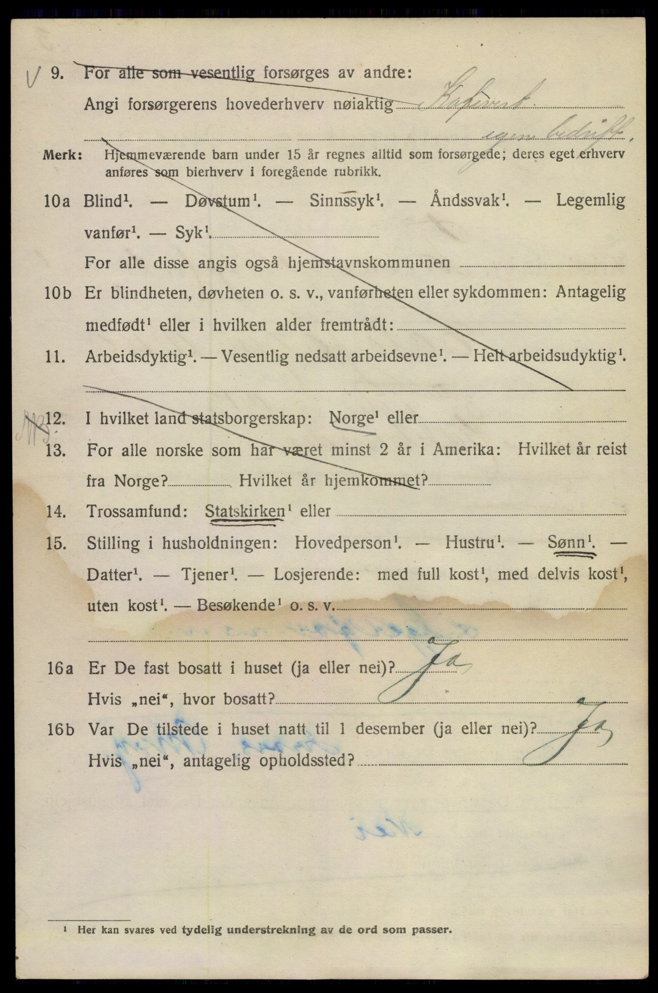 SAO, 1920 census for Kristiania, 1920, p. 589930