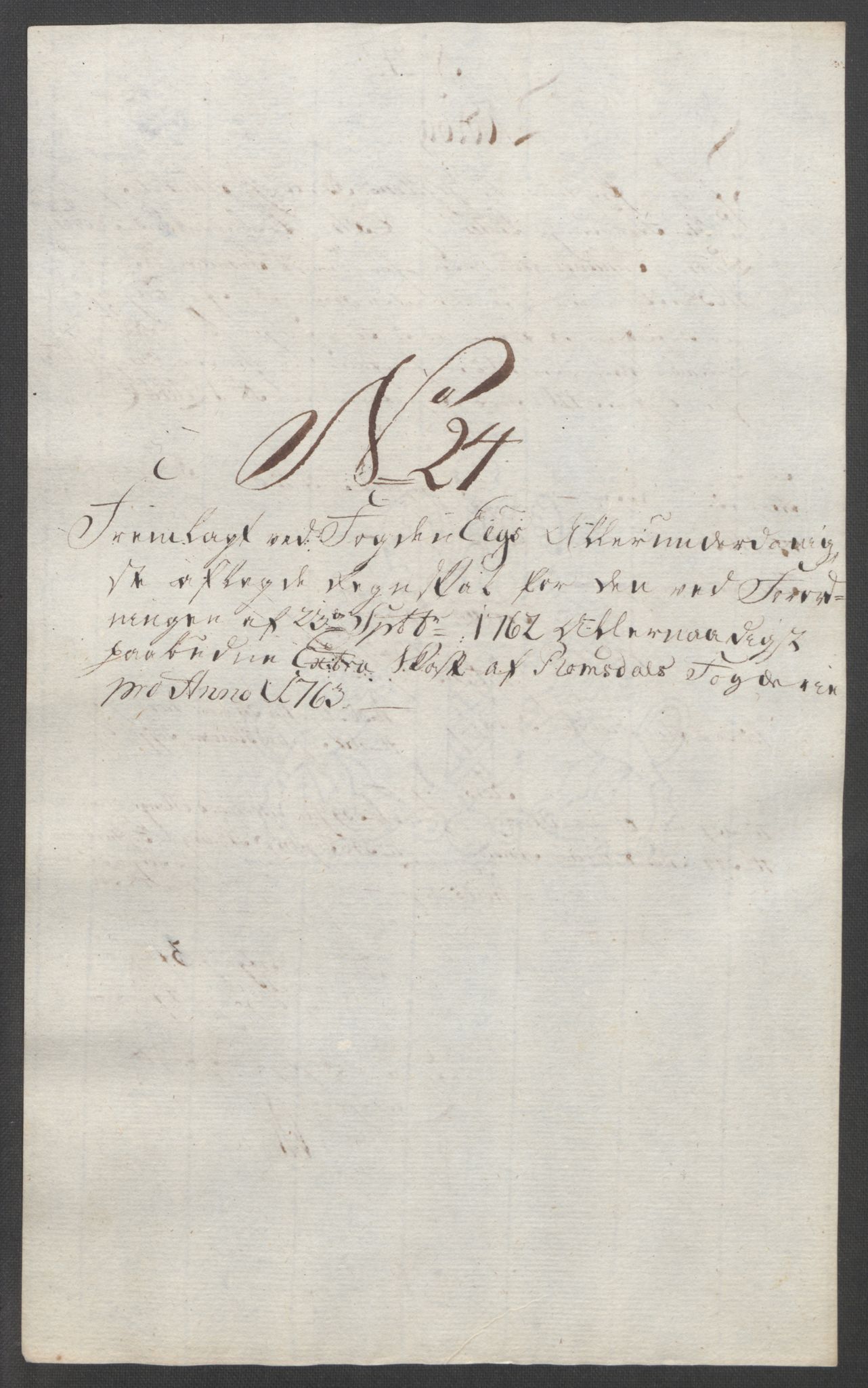 Rentekammeret inntil 1814, Reviderte regnskaper, Fogderegnskap, AV/RA-EA-4092/R55/L3730: Ekstraskatten Romsdal, 1762-1763, p. 412