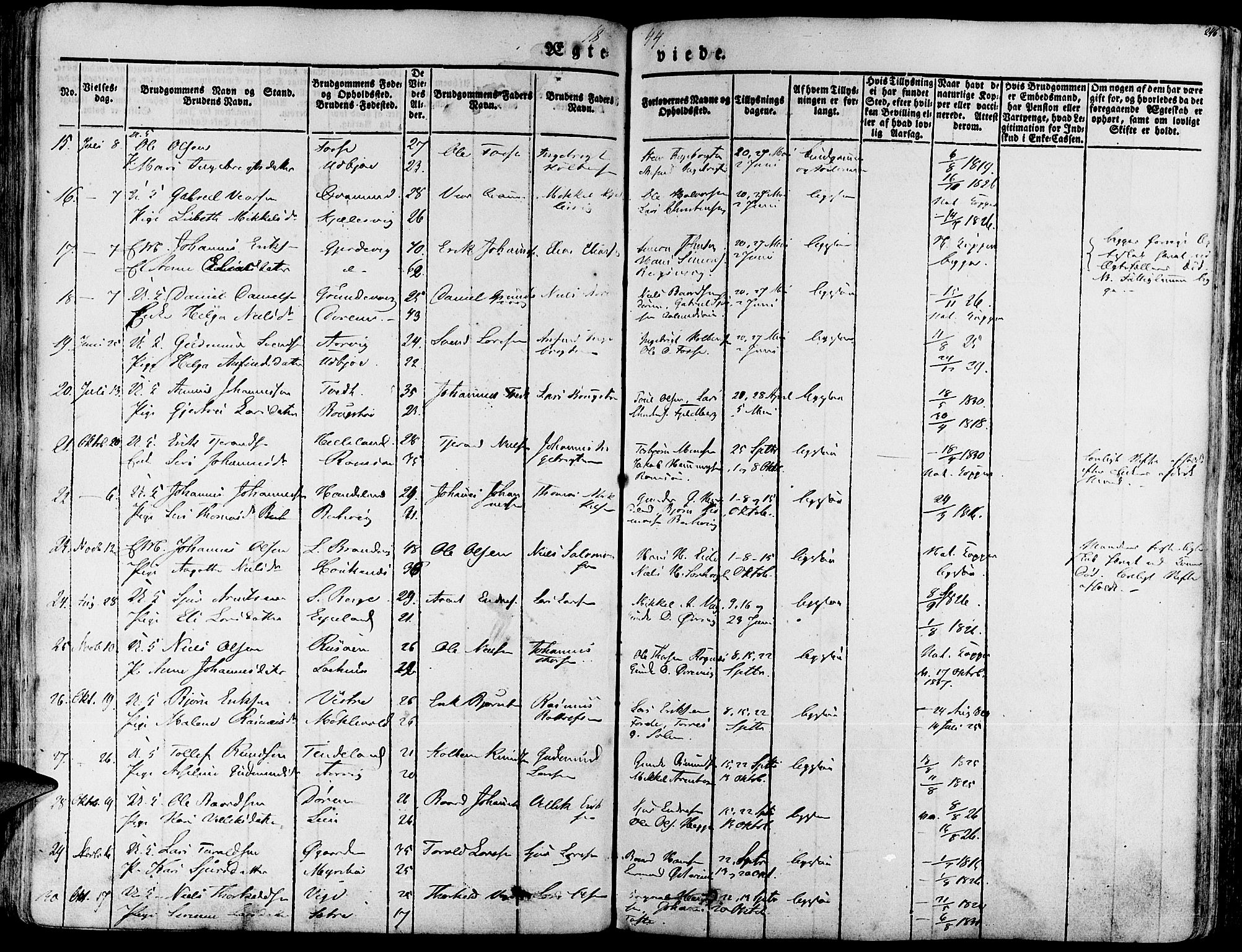 Fjelberg sokneprestembete, SAB/A-75201/H/Haa: Parish register (official) no. A 6, 1835-1851, p. 246