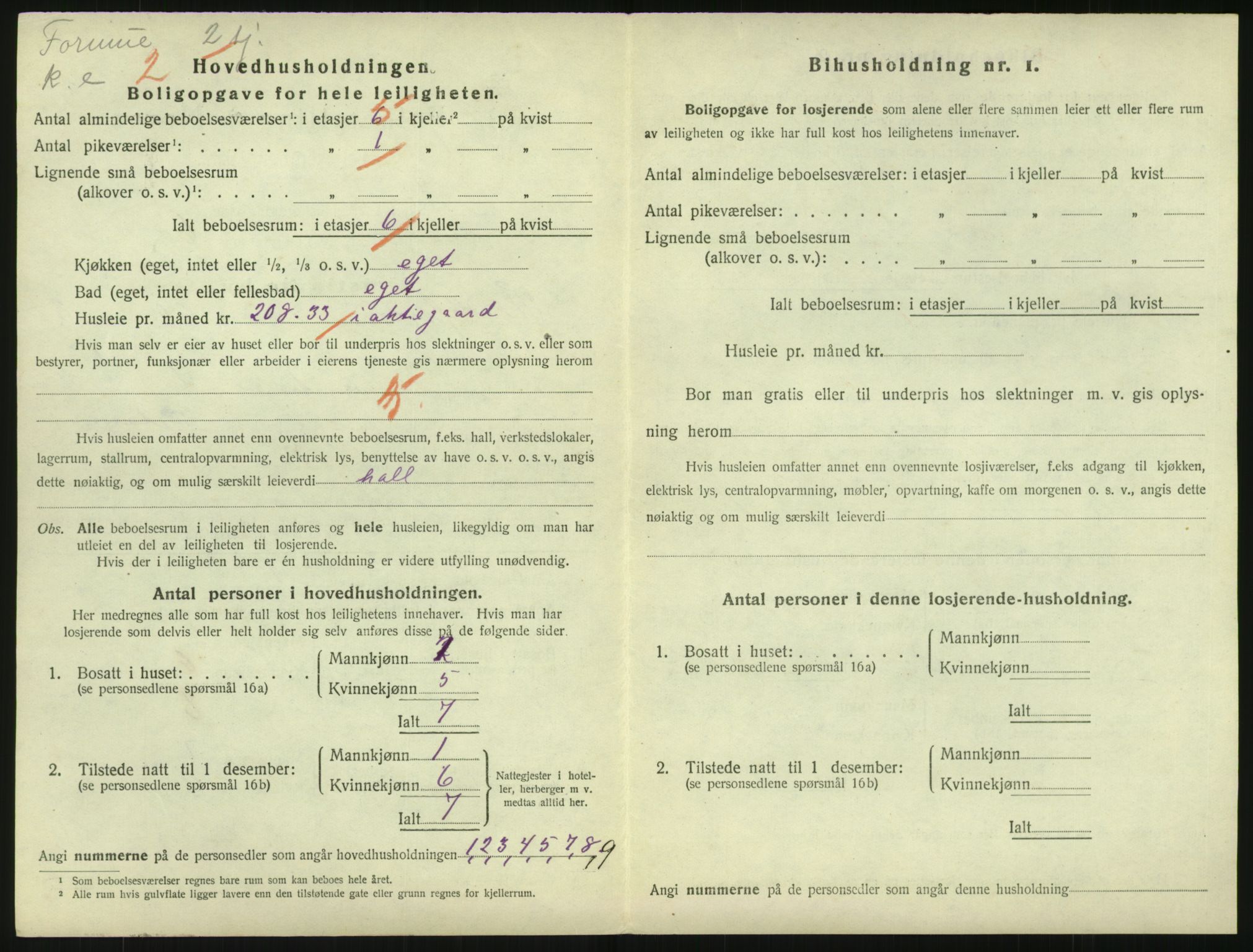 SAO, 1920 census for Kristiania, 1920, p. 111432