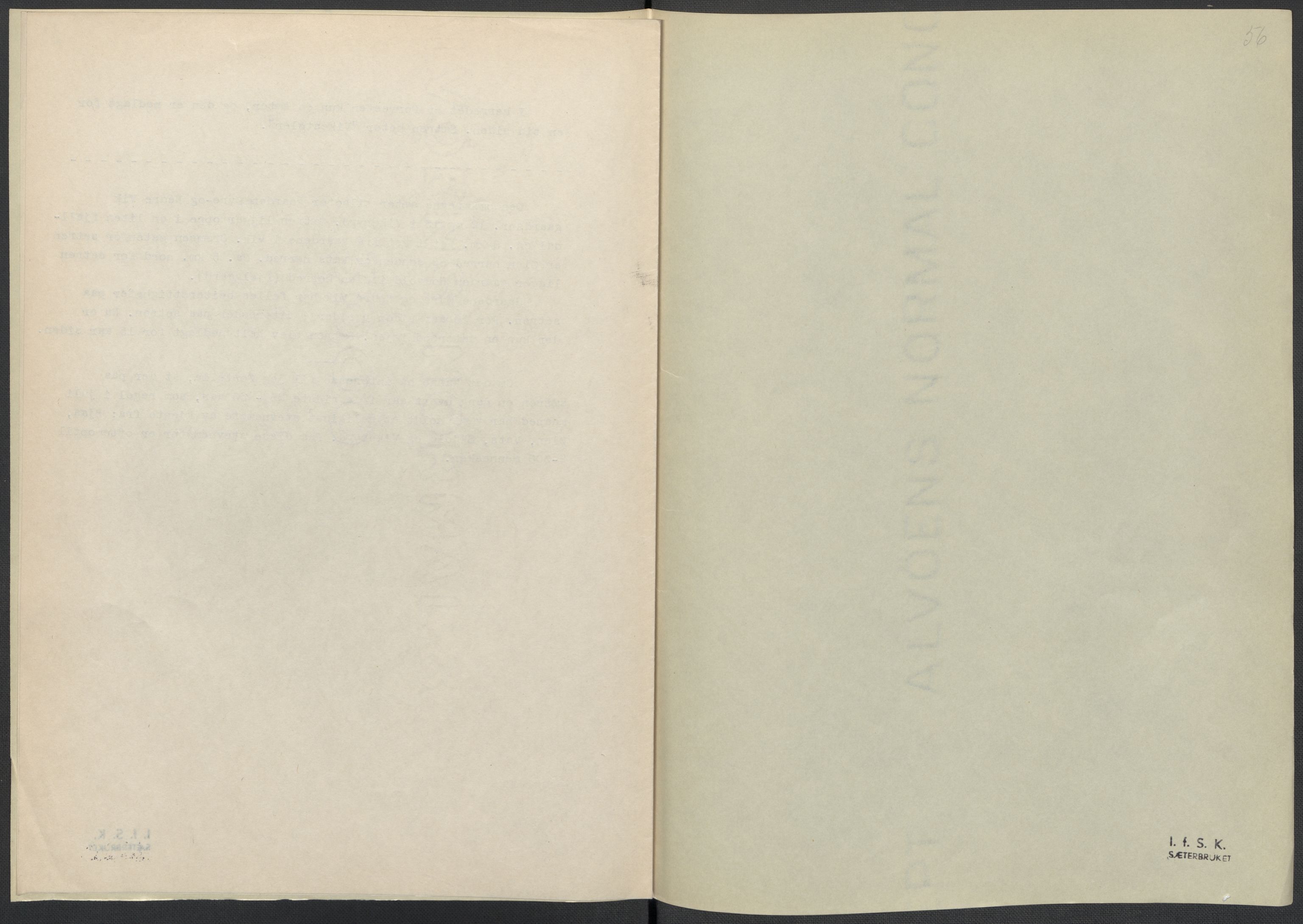 Instituttet for sammenlignende kulturforskning, AV/RA-PA-0424/F/Fc/L0009/0003: Eske B9: / Hordaland (perm XXIV), 1933-1938, p. 56