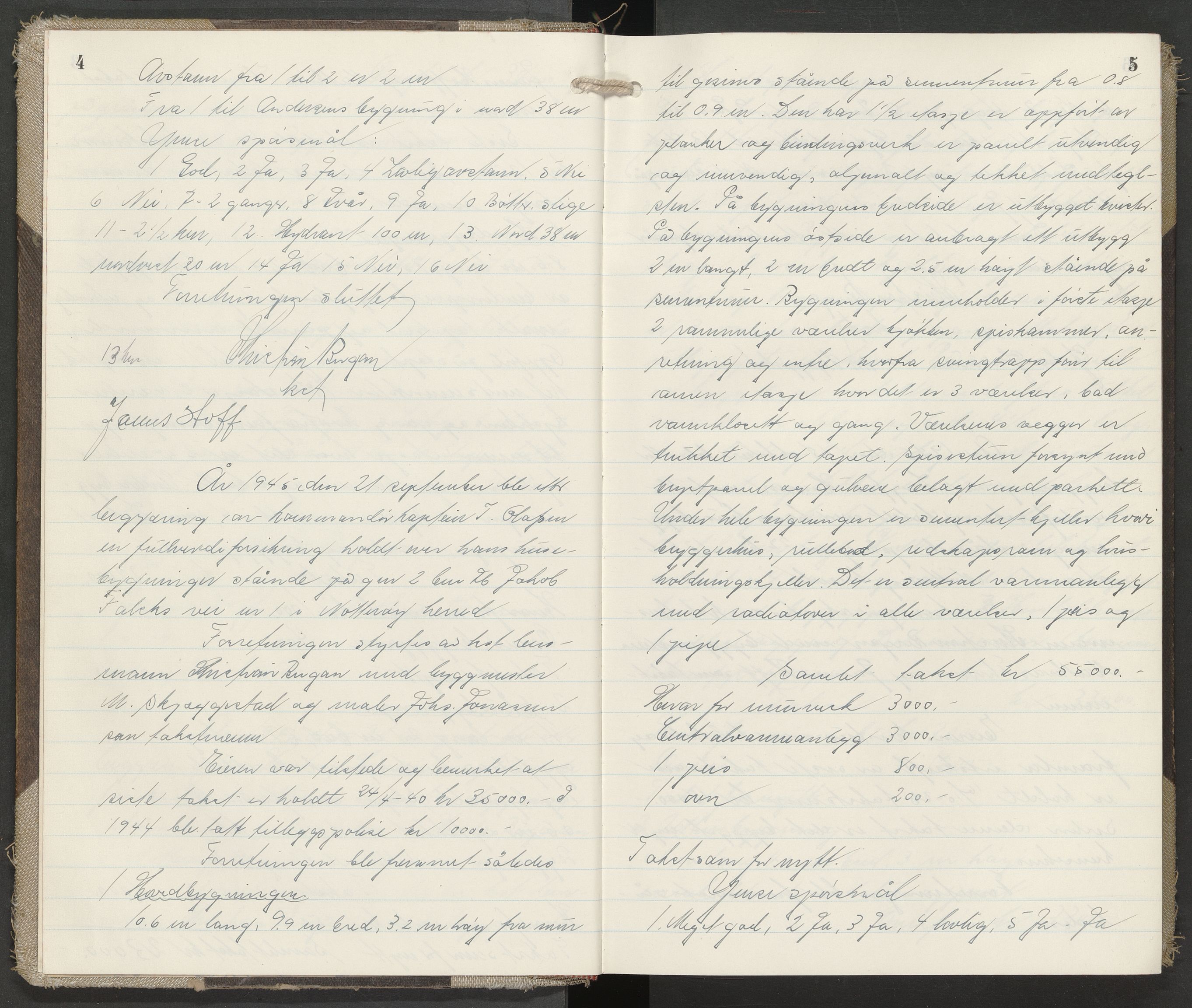 Nøtterøy lensmannskontor, AV/SAKO-A-540/Y/Yg/Yga/L0023: Branntakstprotokoll, 1945-1948, p. 4-5