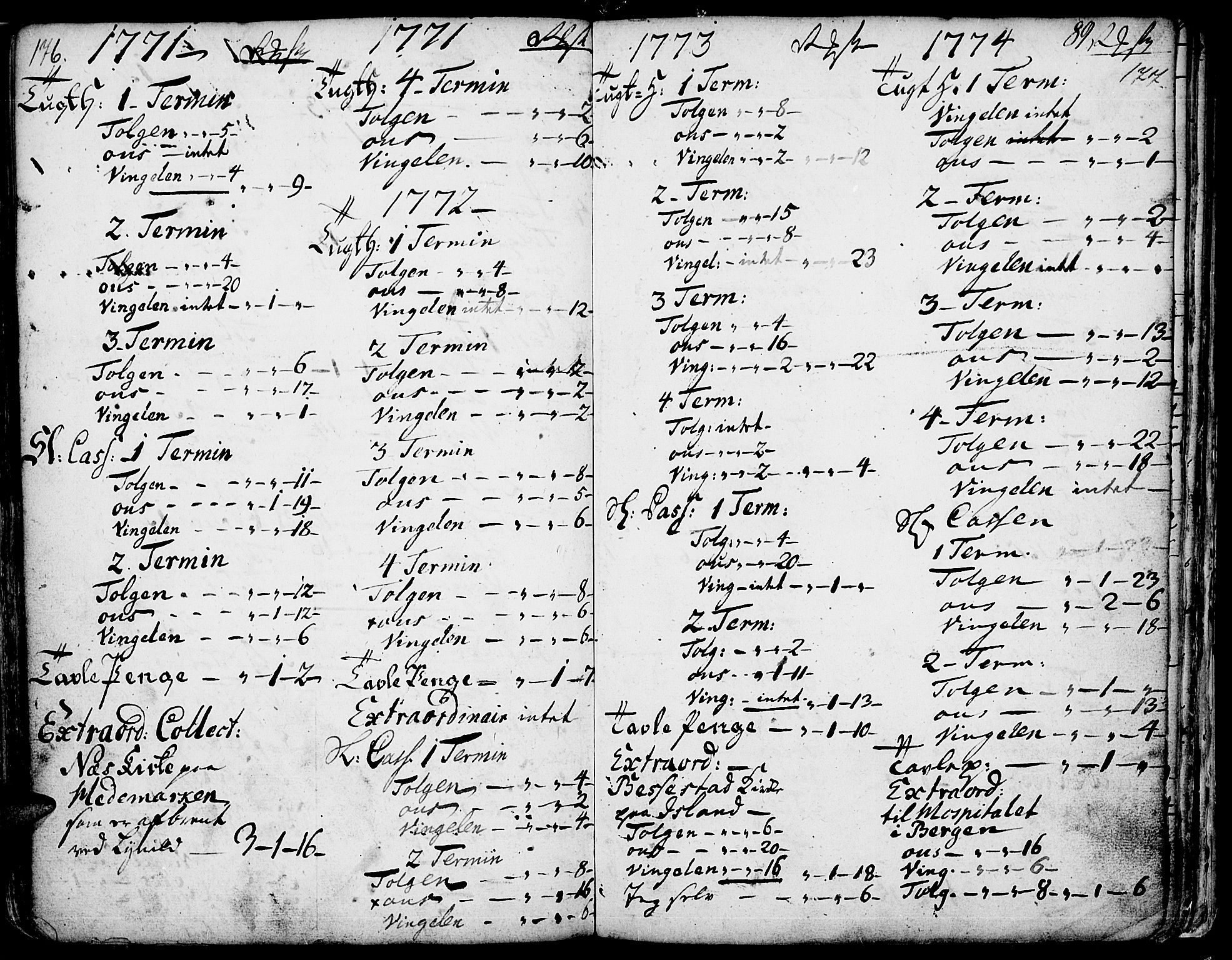 Tolga prestekontor, SAH/PREST-062/K/L0001: Parish register (official) no. 1, 1733-1767, p. 176-177