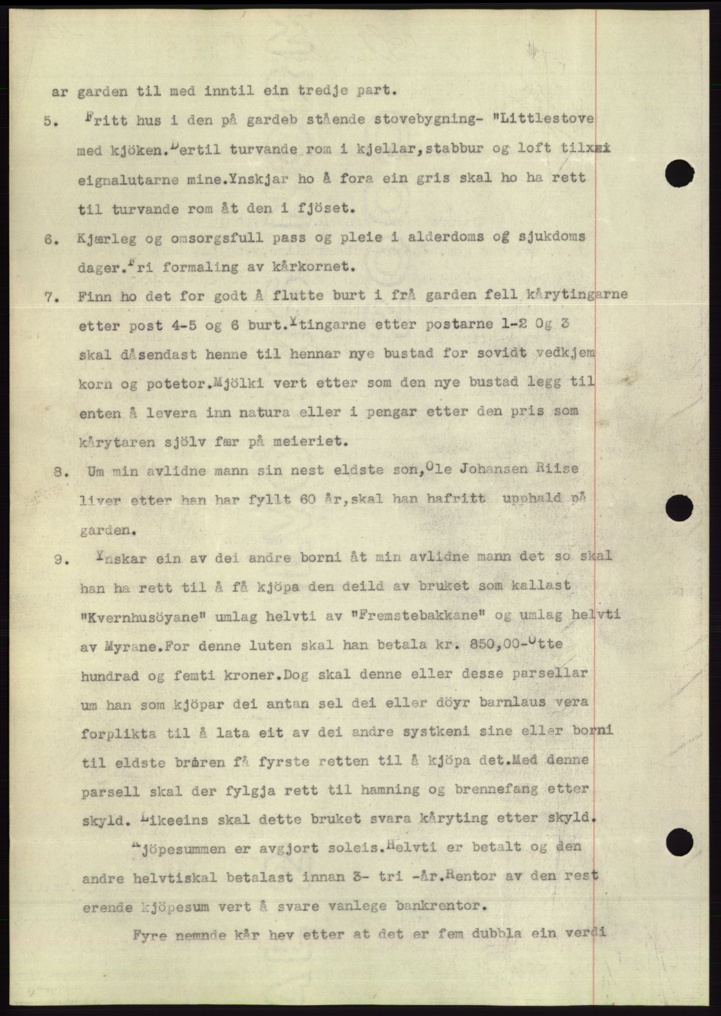 Søre Sunnmøre sorenskriveri, SAT/A-4122/1/2/2C/L0062: Mortgage book no. 56, 1936-1937, Diary no: : 356/1937