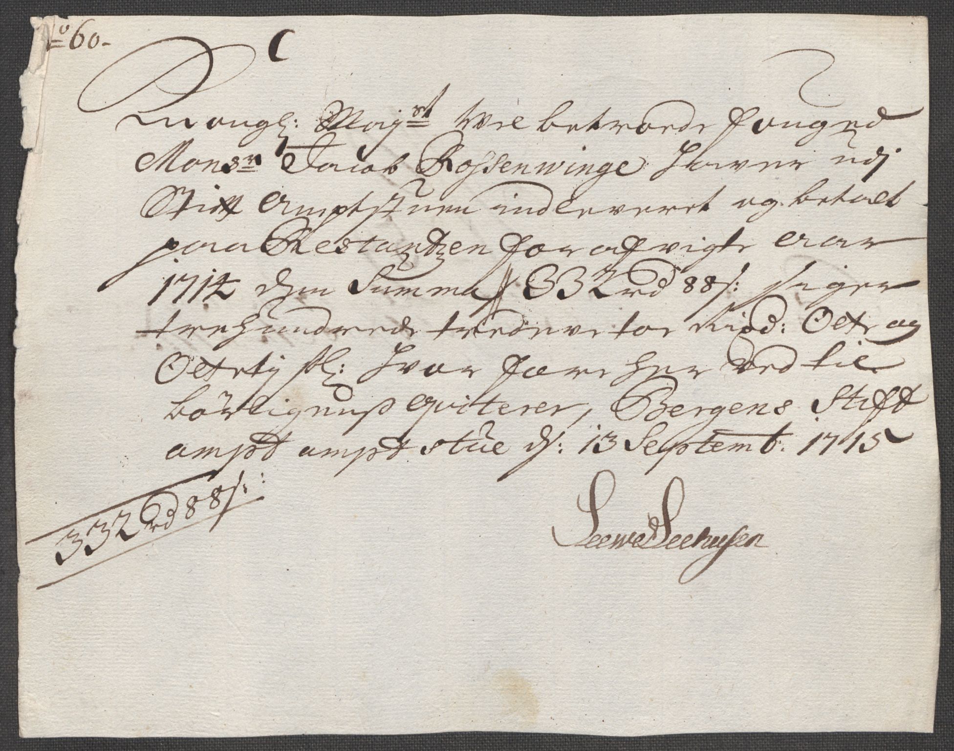 Rentekammeret inntil 1814, Reviderte regnskaper, Fogderegnskap, AV/RA-EA-4092/R67/L4681: Fogderegnskap Vesterålen, Andenes og Lofoten, 1715, p. 259