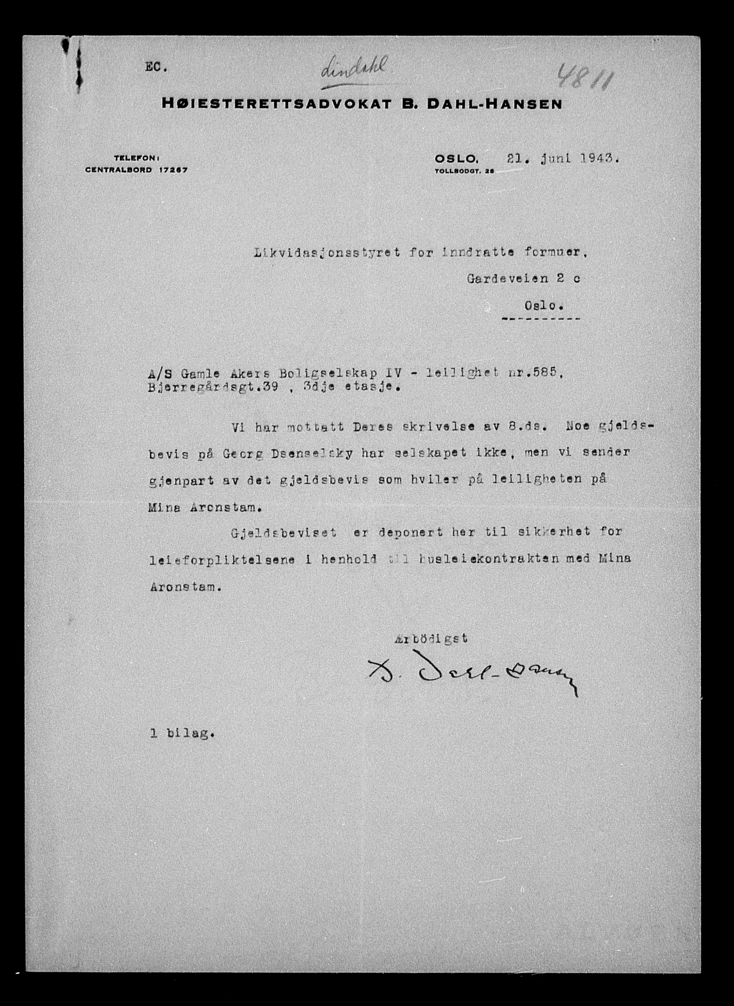 Justisdepartementet, Tilbakeføringskontoret for inndratte formuer, AV/RA-S-1564/H/Hc/Hcc/L0931: --, 1945-1947, p. 328