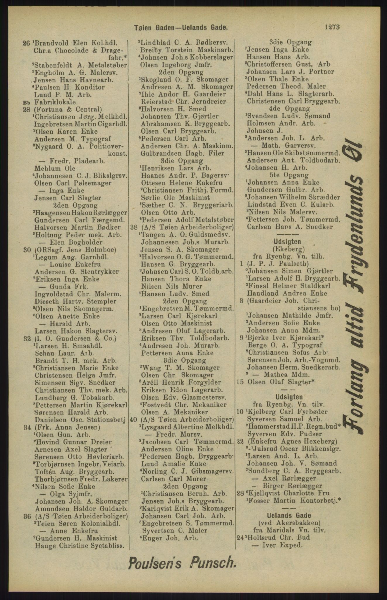 Kristiania/Oslo adressebok, PUBL/-, 1904, p. 1273