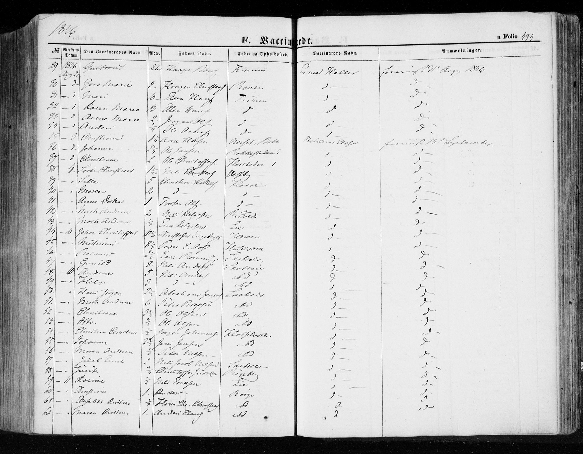 Eiker kirkebøker, SAKO/A-4/F/Fa/L0014: Parish register (official) no. I 14, 1846-1854, p. 494