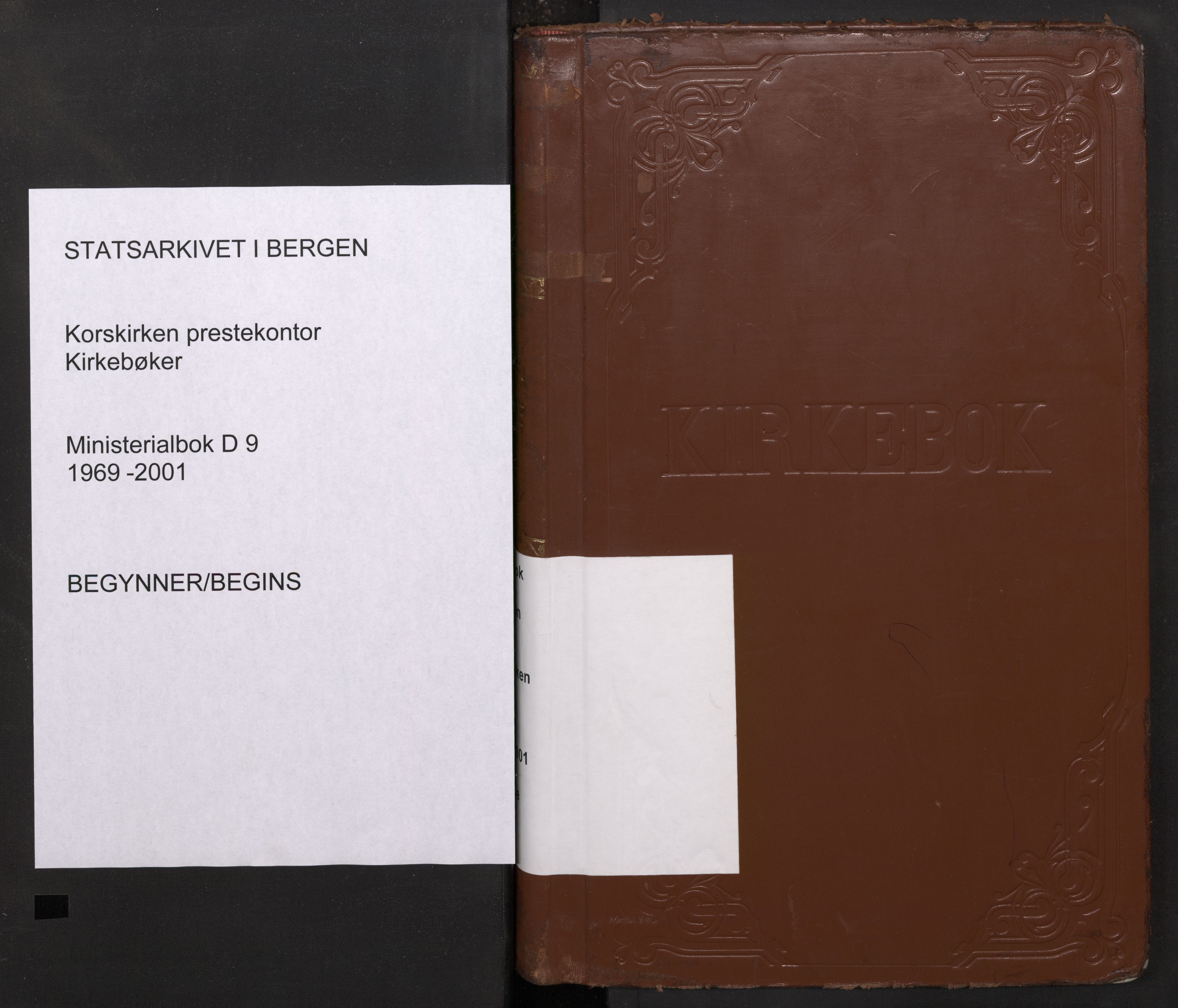 Korskirken sokneprestembete, SAB/A-76101/H/Haa/L0042: Parish register (official) no. D 9, 1969-2001
