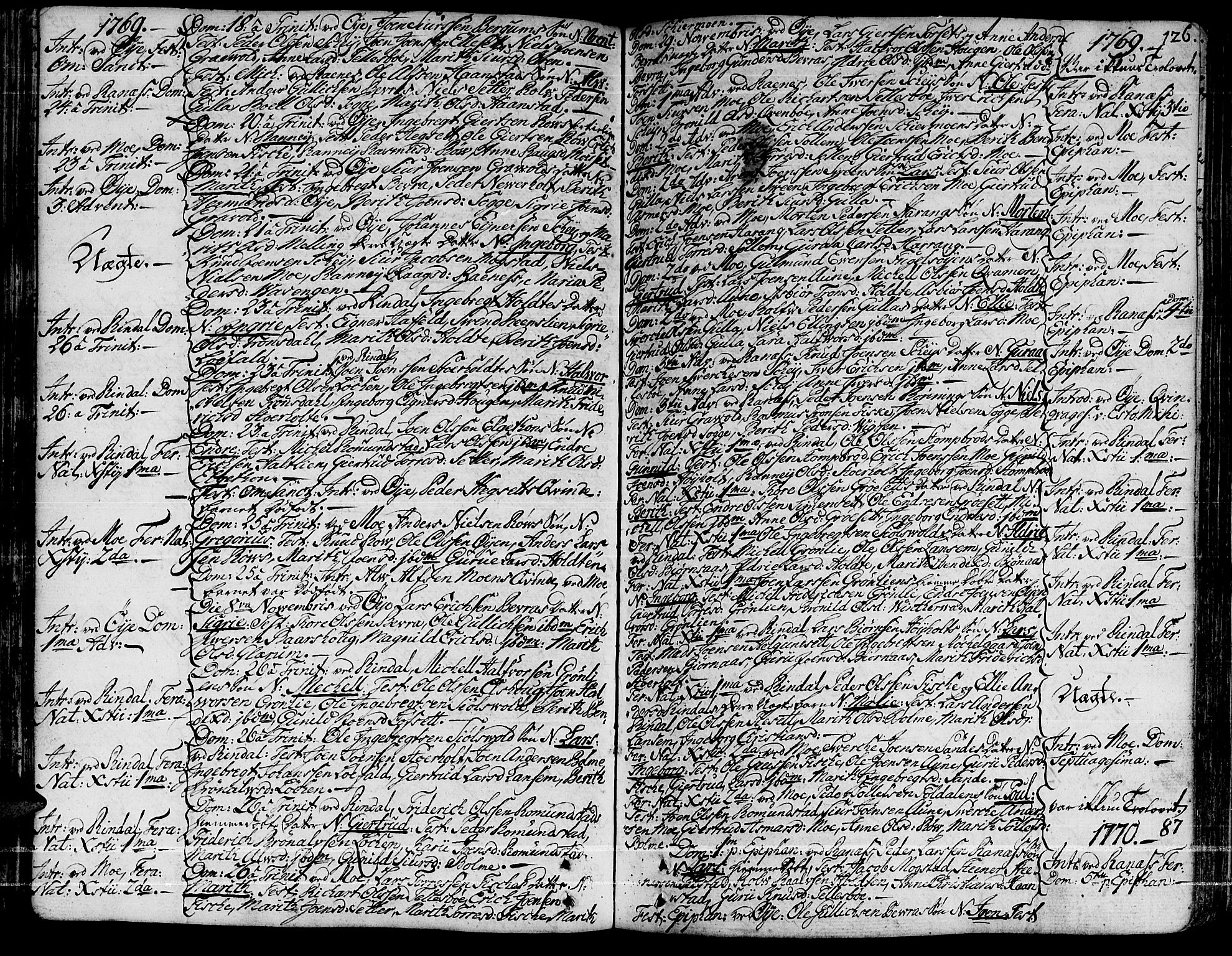 Ministerialprotokoller, klokkerbøker og fødselsregistre - Møre og Romsdal, AV/SAT-A-1454/595/L1039: Parish register (official) no. 595A01, 1750-1796, p. 126