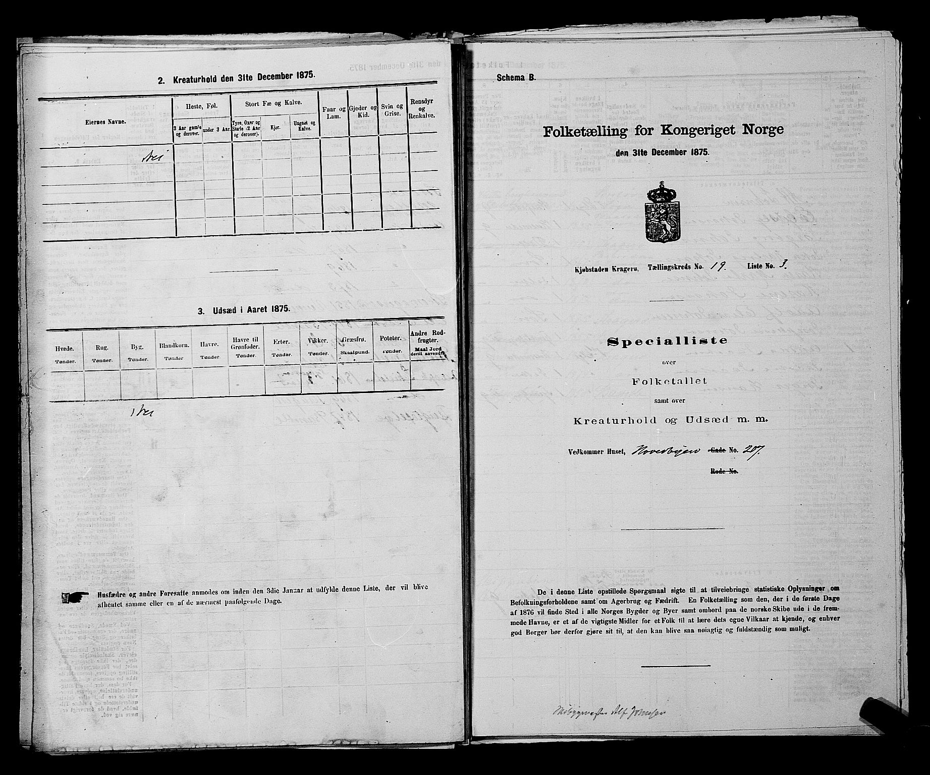 SAKO, 1875 census for 0801P Kragerø, 1875, p. 403