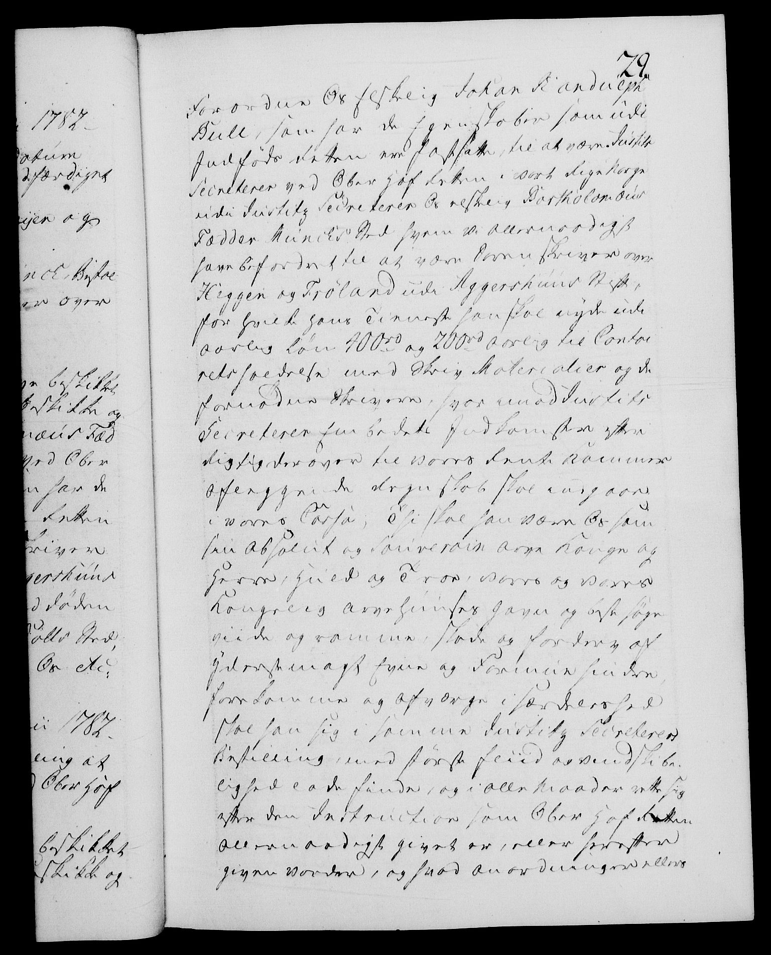 Danske Kanselli 1572-1799, RA/EA-3023/F/Fc/Fca/Fcaa/L0049: Norske registre, 1782-1783, p. 29a