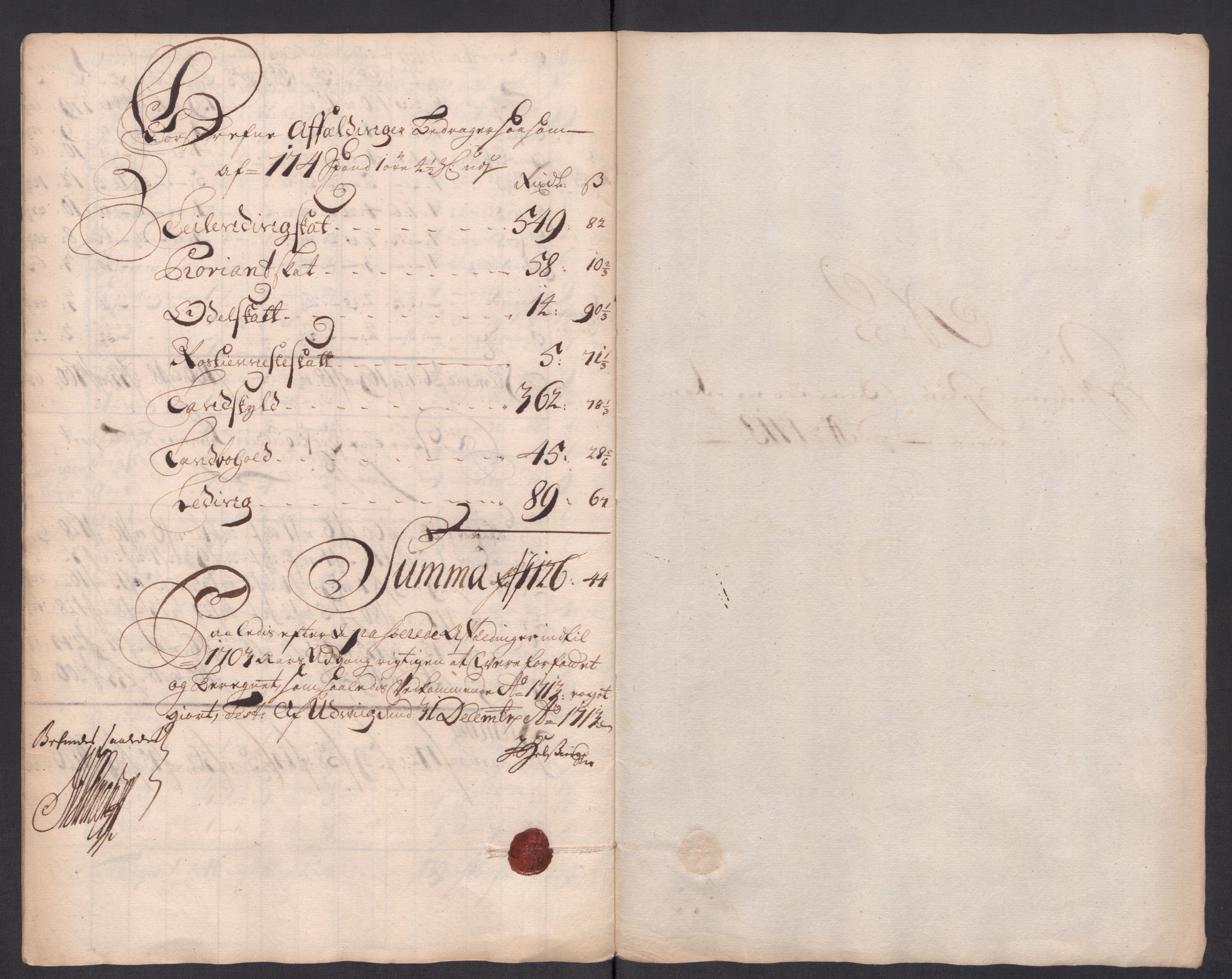 Rentekammeret inntil 1814, Reviderte regnskaper, Fogderegnskap, AV/RA-EA-4092/R63/L4321: Fogderegnskap Inderøy, 1713, p. 394