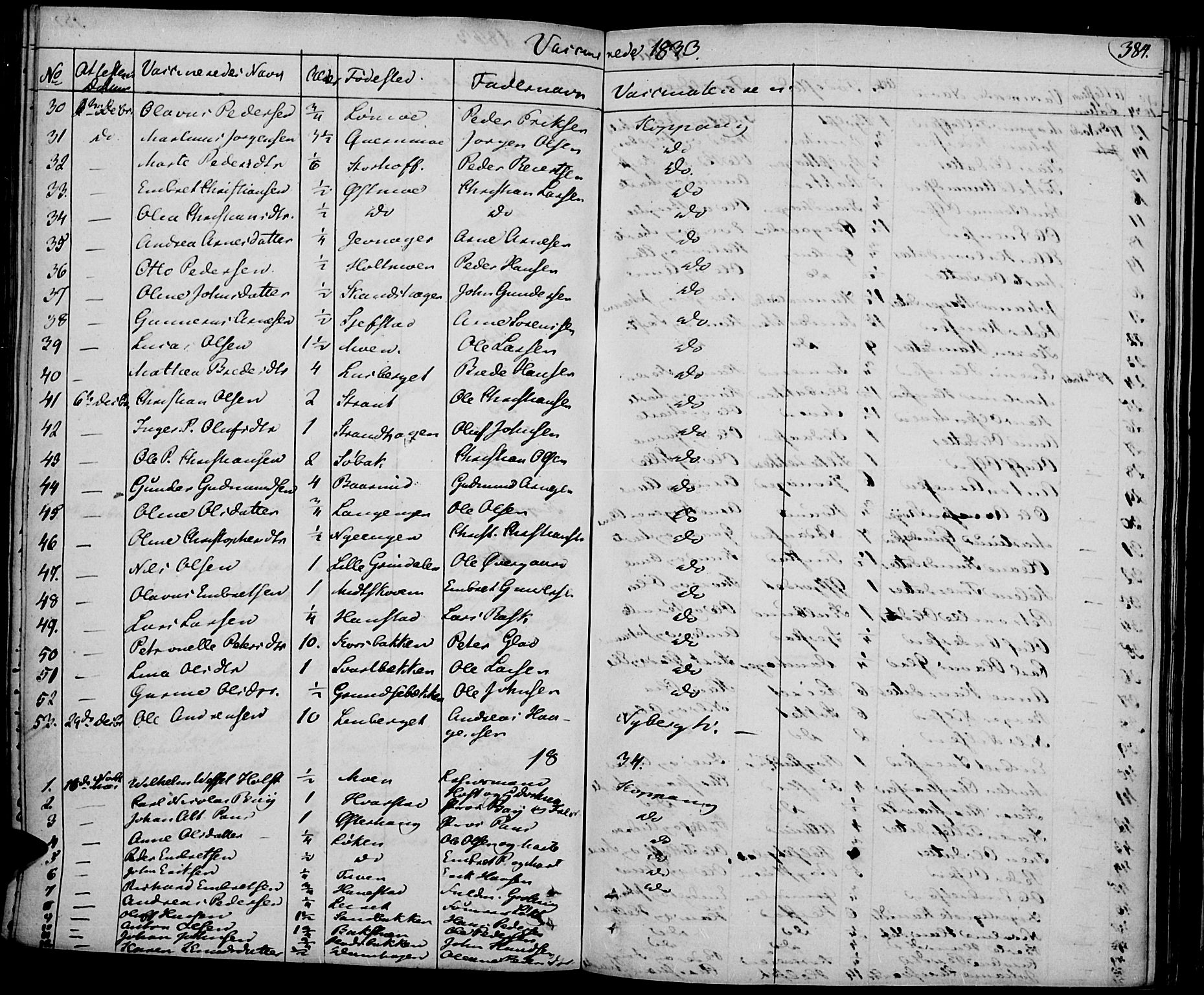 Elverum prestekontor, AV/SAH-PREST-044/H/Ha/Haa/L0008: Parish register (official) no. 8, 1830-1842, p. 384