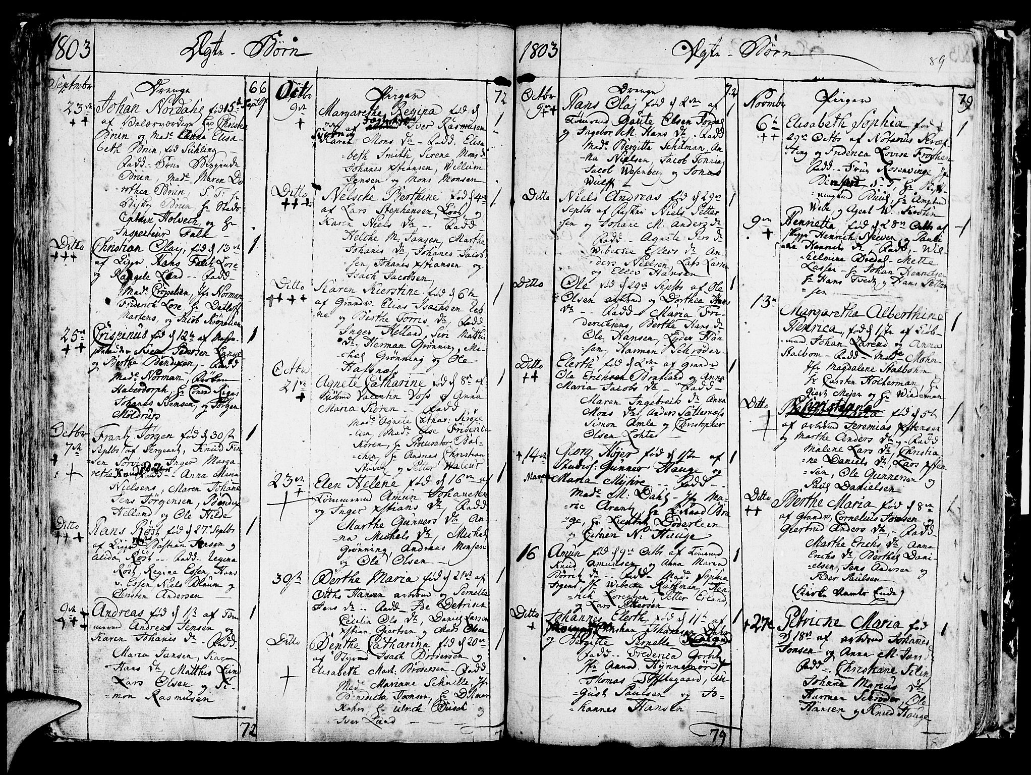 Korskirken sokneprestembete, SAB/A-76101/H/Haa/L0006: Parish register (official) no. A 6, 1790-1820, p. 89