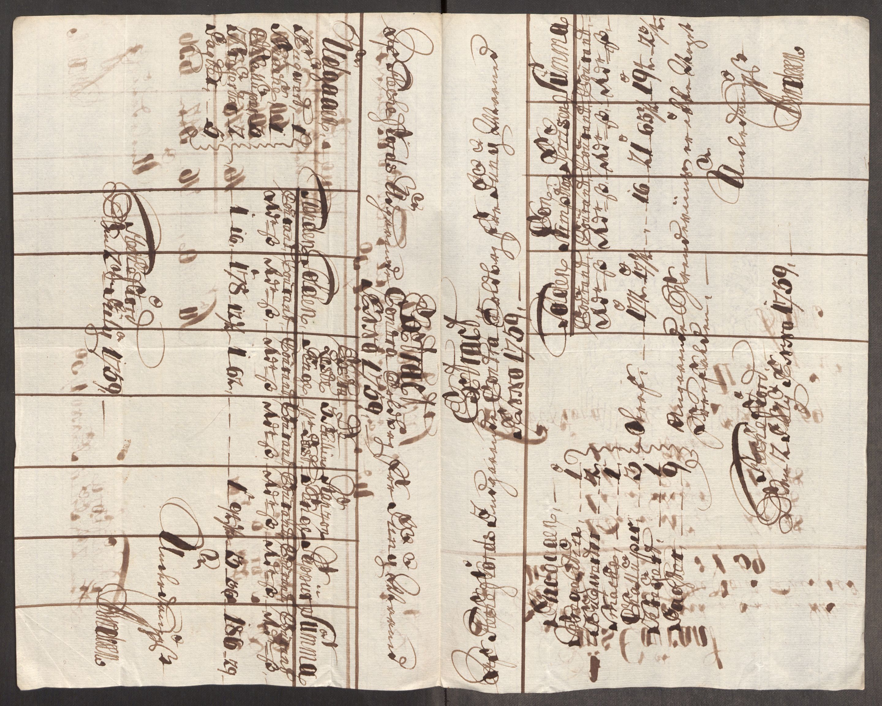 Rentekammeret inntil 1814, Realistisk ordnet avdeling, AV/RA-EA-4070/Oe/L0006: [Ø1]: Priskuranter, 1758-1760, p. 629