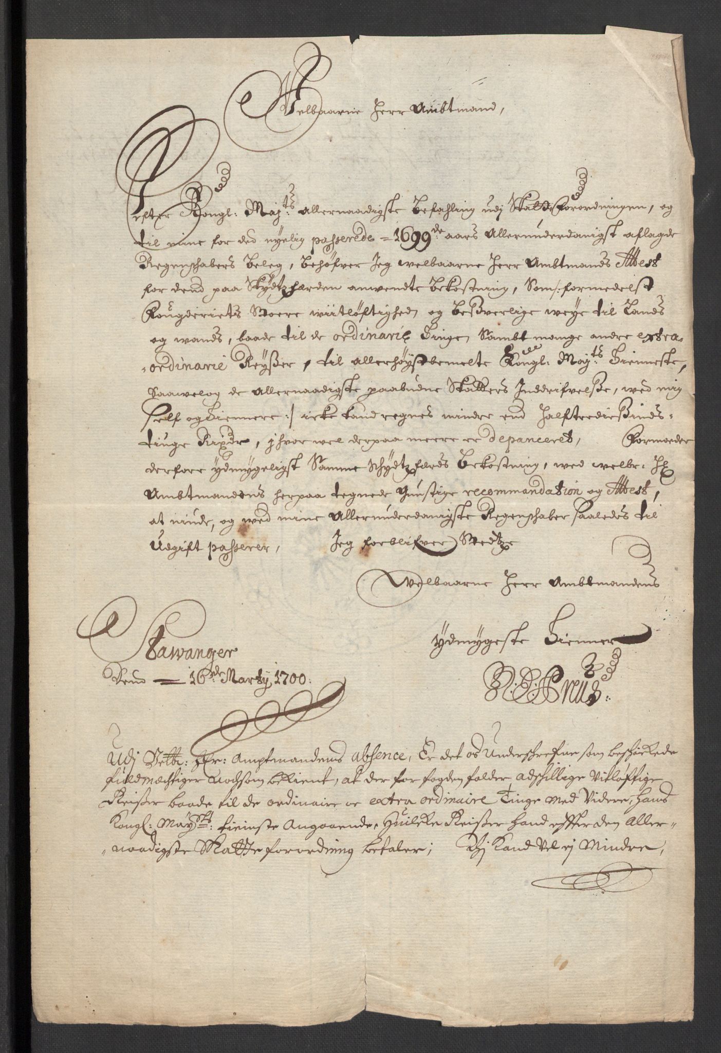 Rentekammeret inntil 1814, Reviderte regnskaper, Fogderegnskap, AV/RA-EA-4092/R46/L2730: Fogderegnskap Jæren og Dalane, 1699, p. 102