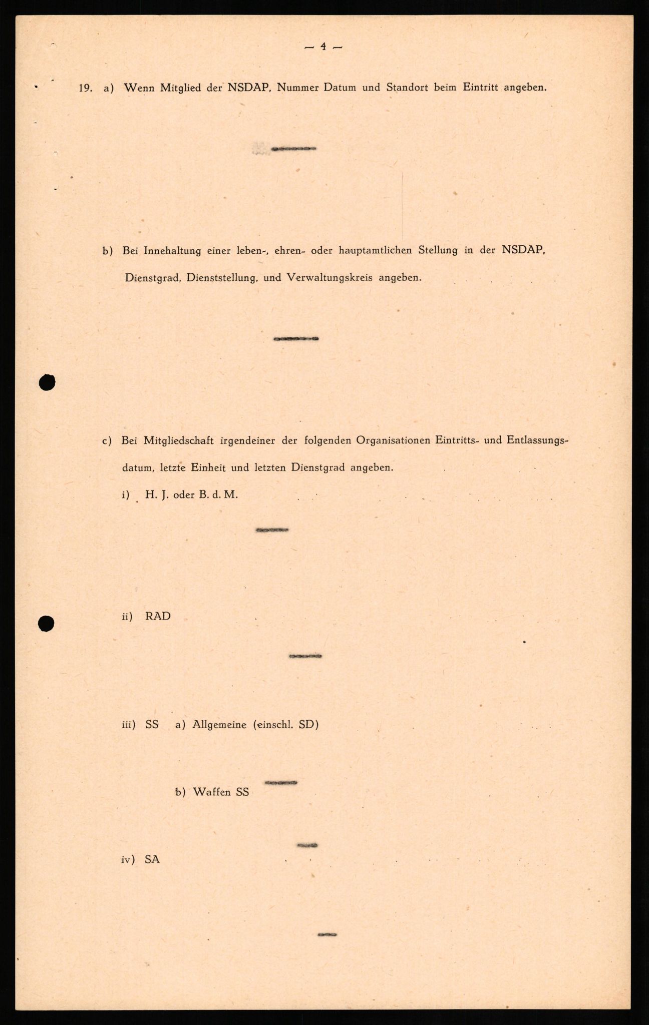 Forsvaret, Forsvarets overkommando II, RA/RAFA-3915/D/Db/L0019: CI Questionaires. Tyske okkupasjonsstyrker i Norge. Tyskere., 1945-1946, p. 381