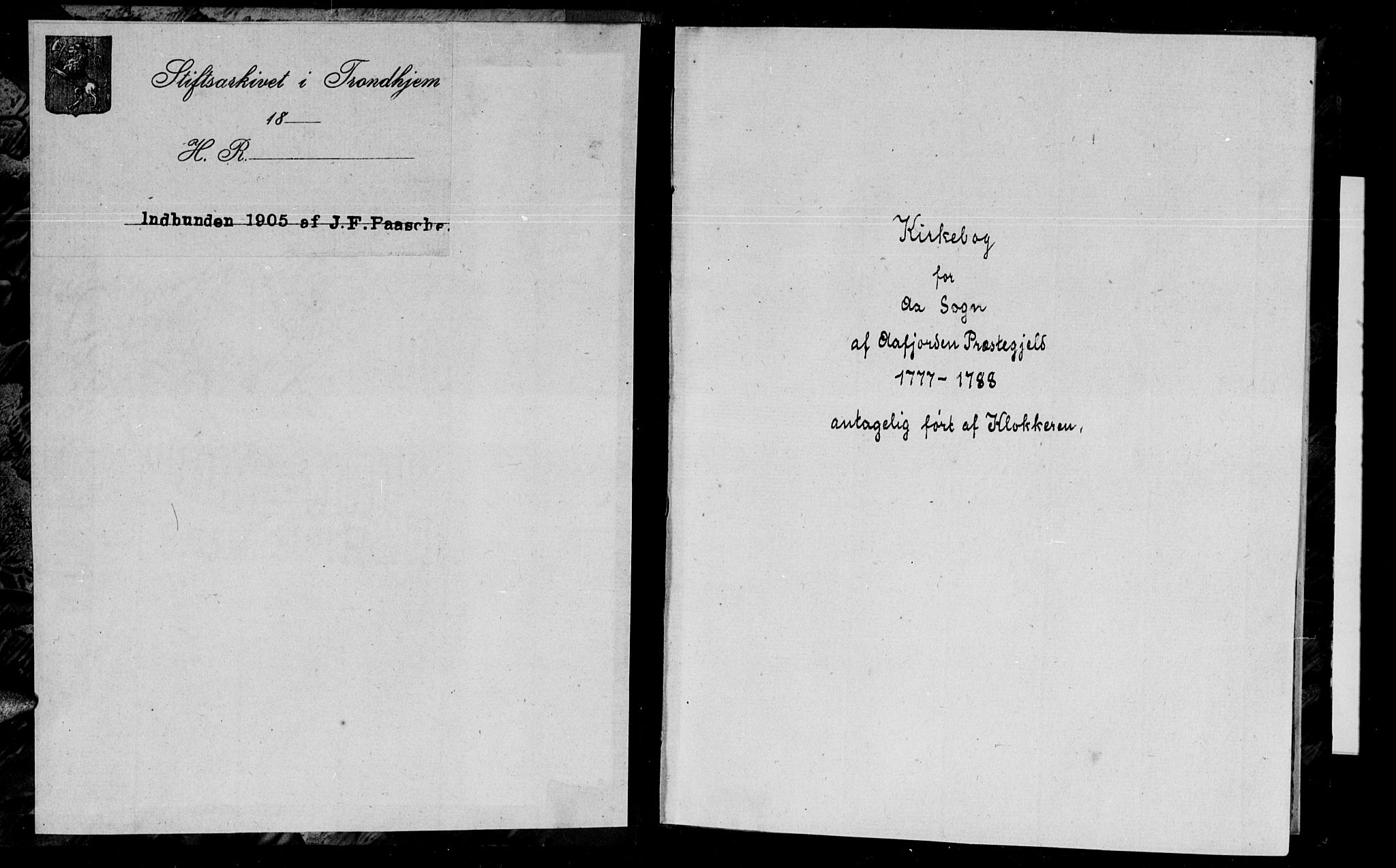 Ministerialprotokoller, klokkerbøker og fødselsregistre - Sør-Trøndelag, SAT/A-1456/655/L0685: Parish register (copy) no. 655C01, 1777-1788