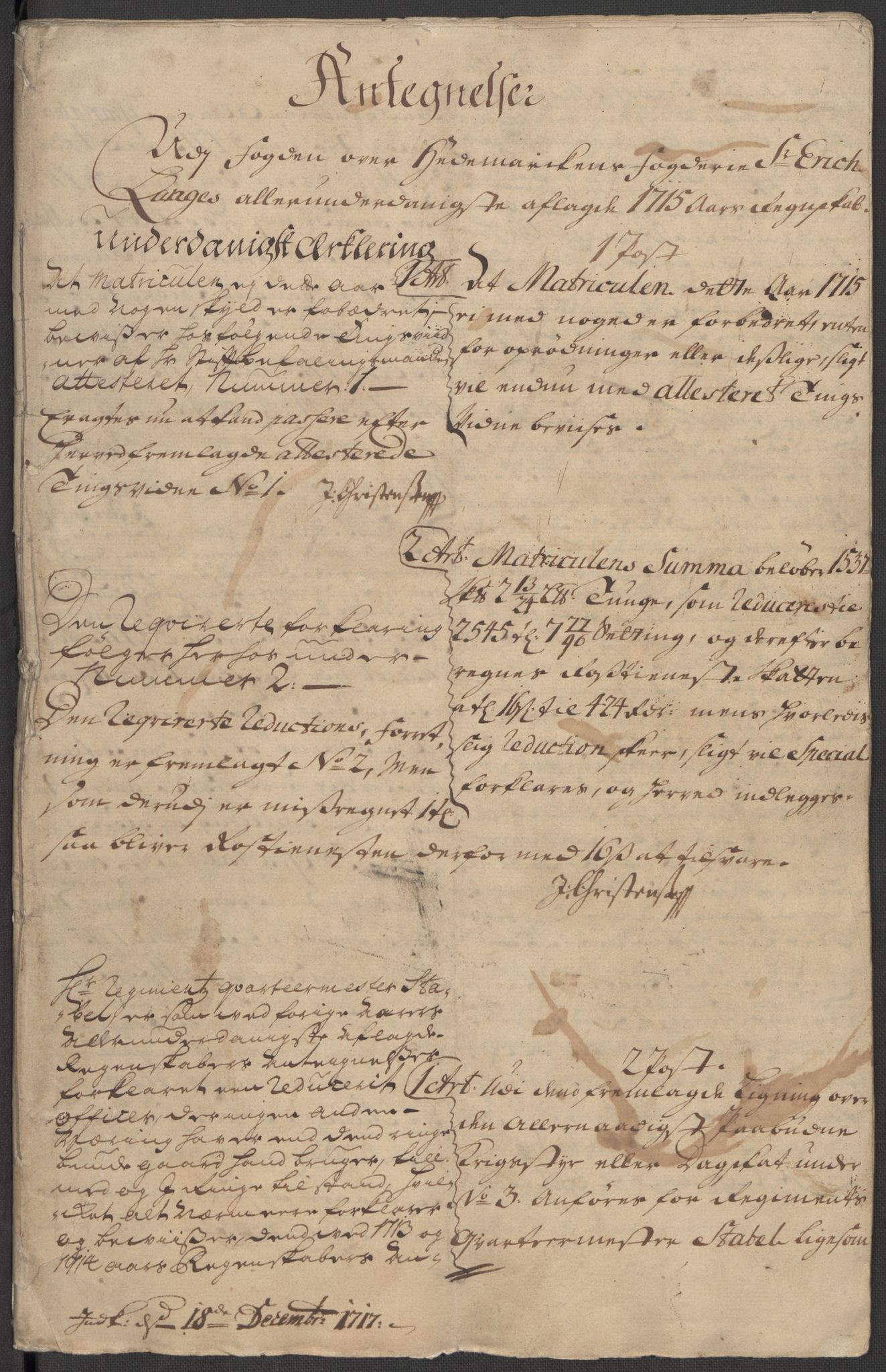 Rentekammeret inntil 1814, Reviderte regnskaper, Fogderegnskap, AV/RA-EA-4092/R16/L1054: Fogderegnskap Hedmark, 1715, p. 138