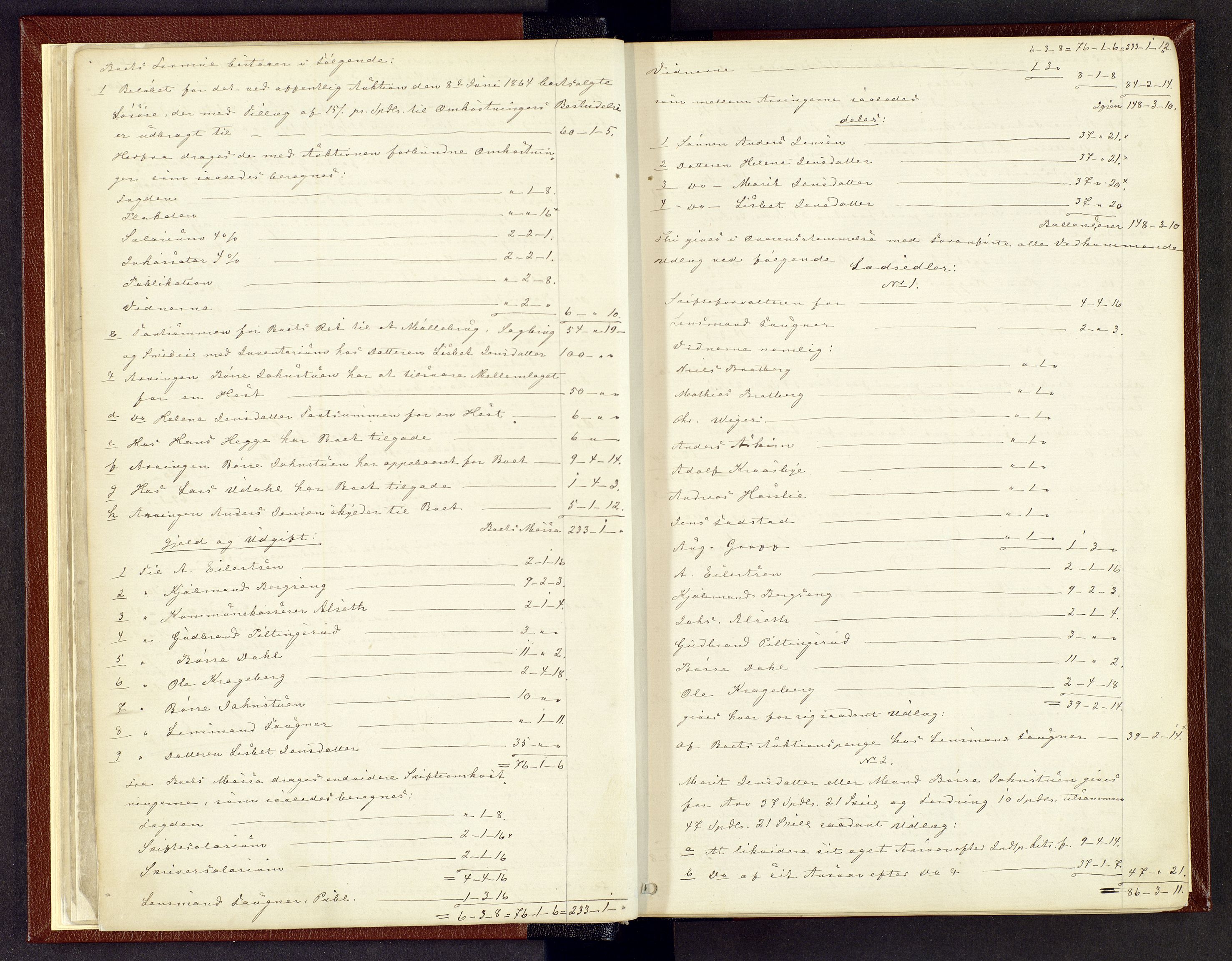 Toten tingrett, AV/SAH-TING-006/J/Jb/L0006: Skiftebehandlingsprotokoll - Biri, 1864-1903, p. 11b-12a