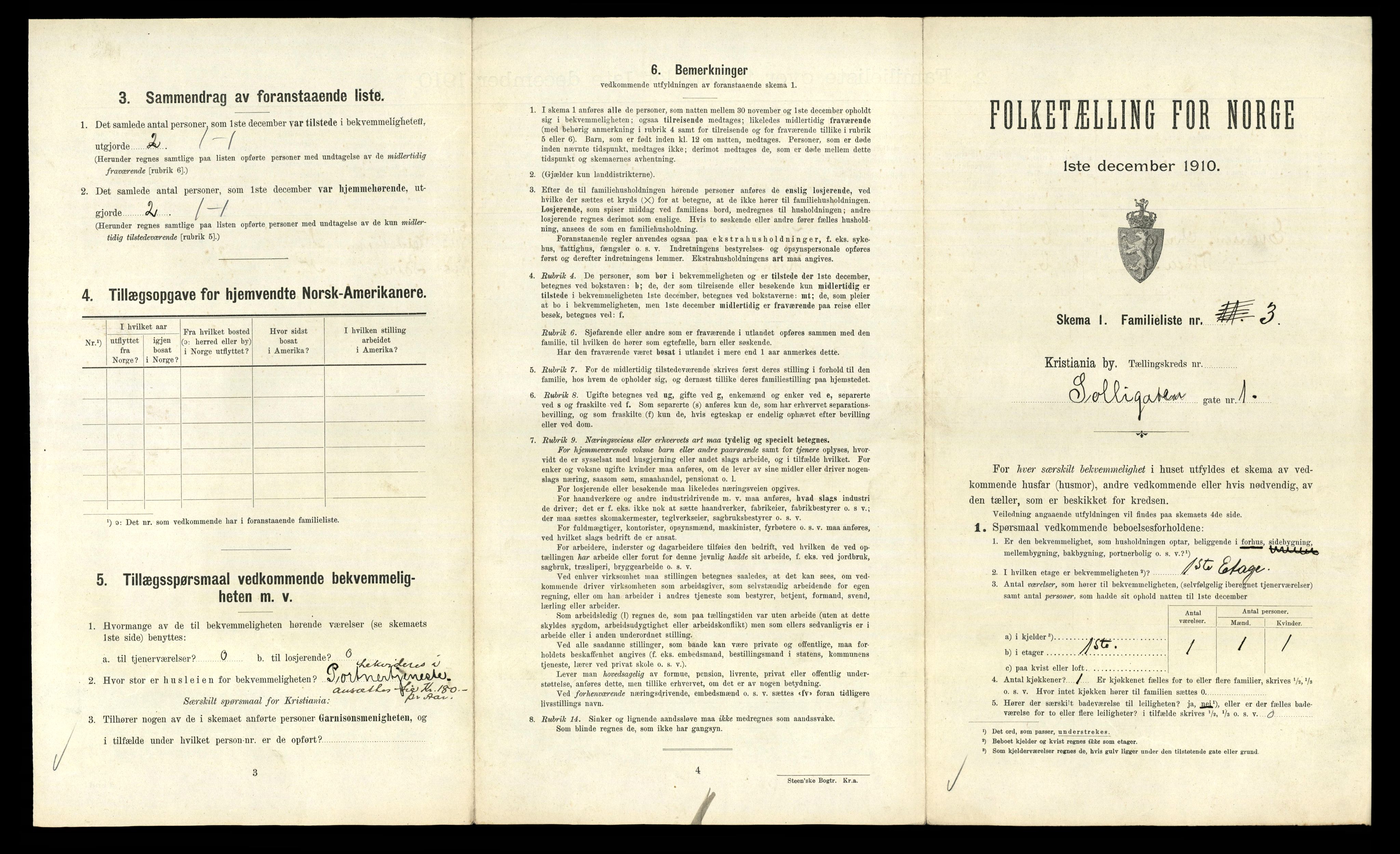 RA, 1910 census for Kristiania, 1910, p. 95093