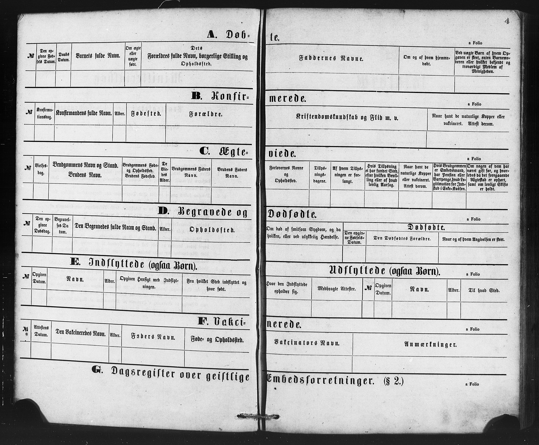 Sveio Sokneprestembete, SAB/A-78501/H/Haa: Parish register (official) no. B 1, 1870-1883, p. 4