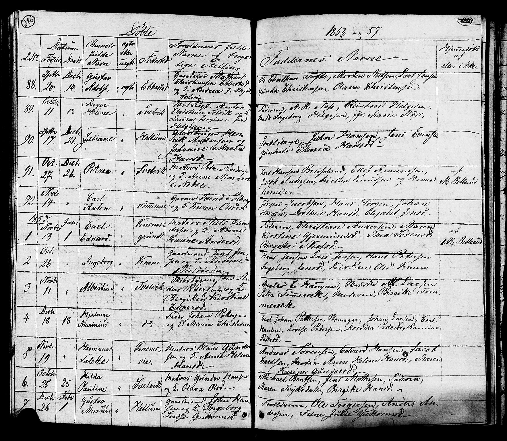 Hurum kirkebøker, SAKO/A-229/G/Ga/L0002: Parish register (copy) no. I 2, 1827-1857, p. 386