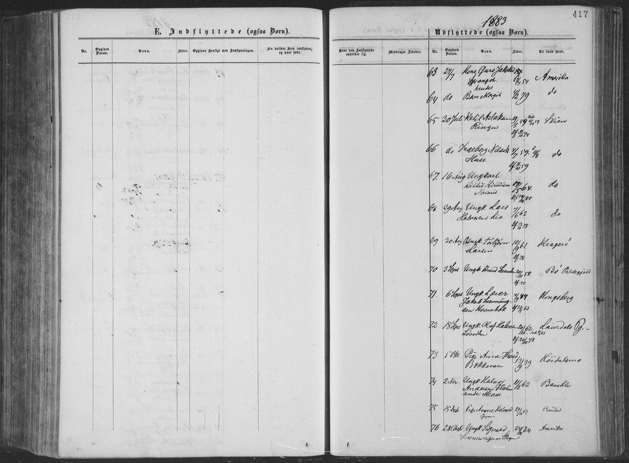 Seljord kirkebøker, AV/SAKO-A-20/F/Fa/L0014: Parish register (official) no. I 14, 1877-1886, p. 417