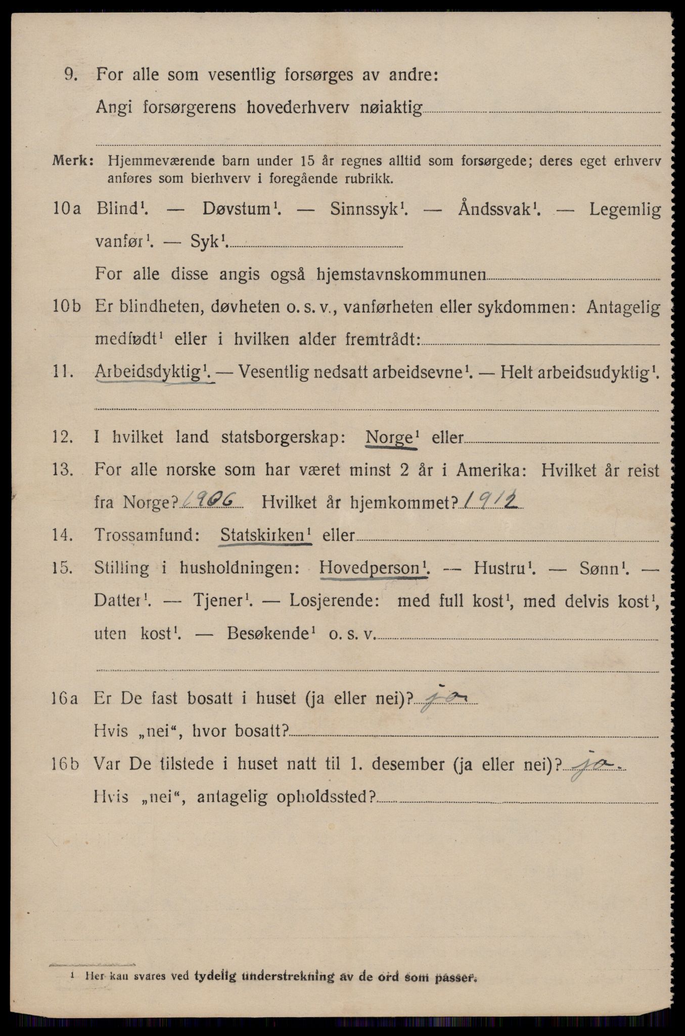 SAST, 1920 census for Avaldsnes, 1920, p. 1832