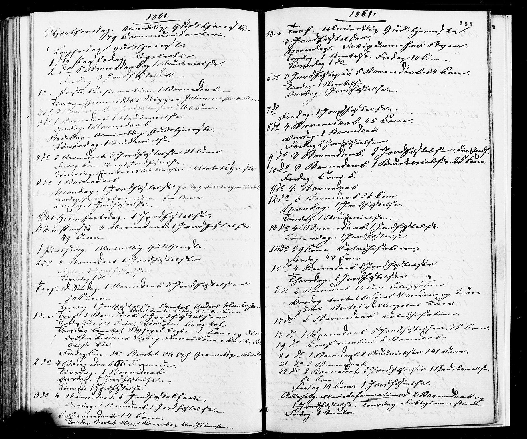 Moss prestekontor Kirkebøker, AV/SAO-A-2003/F/Fa/L0009: Parish register (official) no. I 9, 1861-1869, p. 399