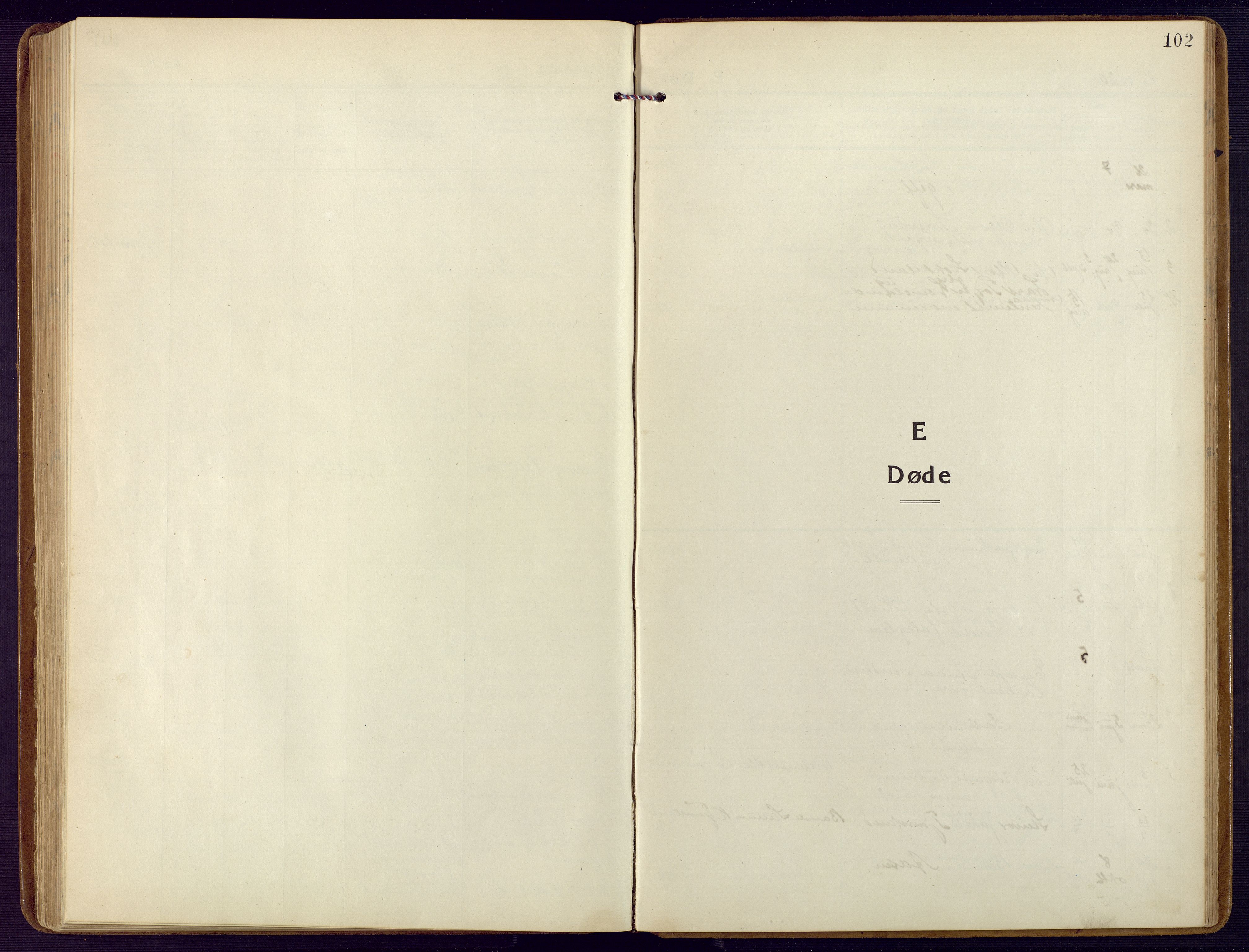 Holum sokneprestkontor, SAK/1111-0022/F/Fb/Fbb/L0005: Parish register (copy) no. B 5, 1920-1945, p. 102