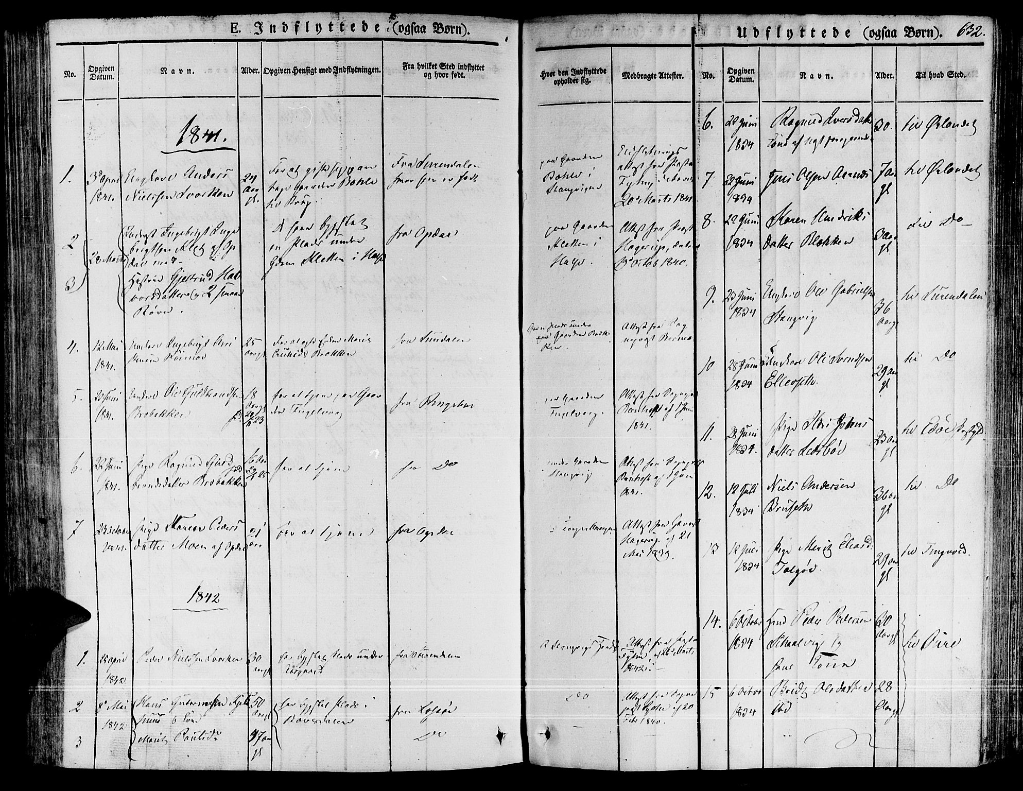 Ministerialprotokoller, klokkerbøker og fødselsregistre - Møre og Romsdal, AV/SAT-A-1454/592/L1024: Parish register (official) no. 592A03 /1, 1831-1849, p. 632