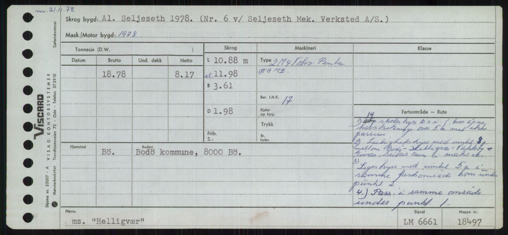 Sjøfartsdirektoratet med forløpere, Skipsmålingen, AV/RA-S-1627/H/Ha/L0002/0002: Fartøy, Eik-Hill / Fartøy, G-Hill, p. 819