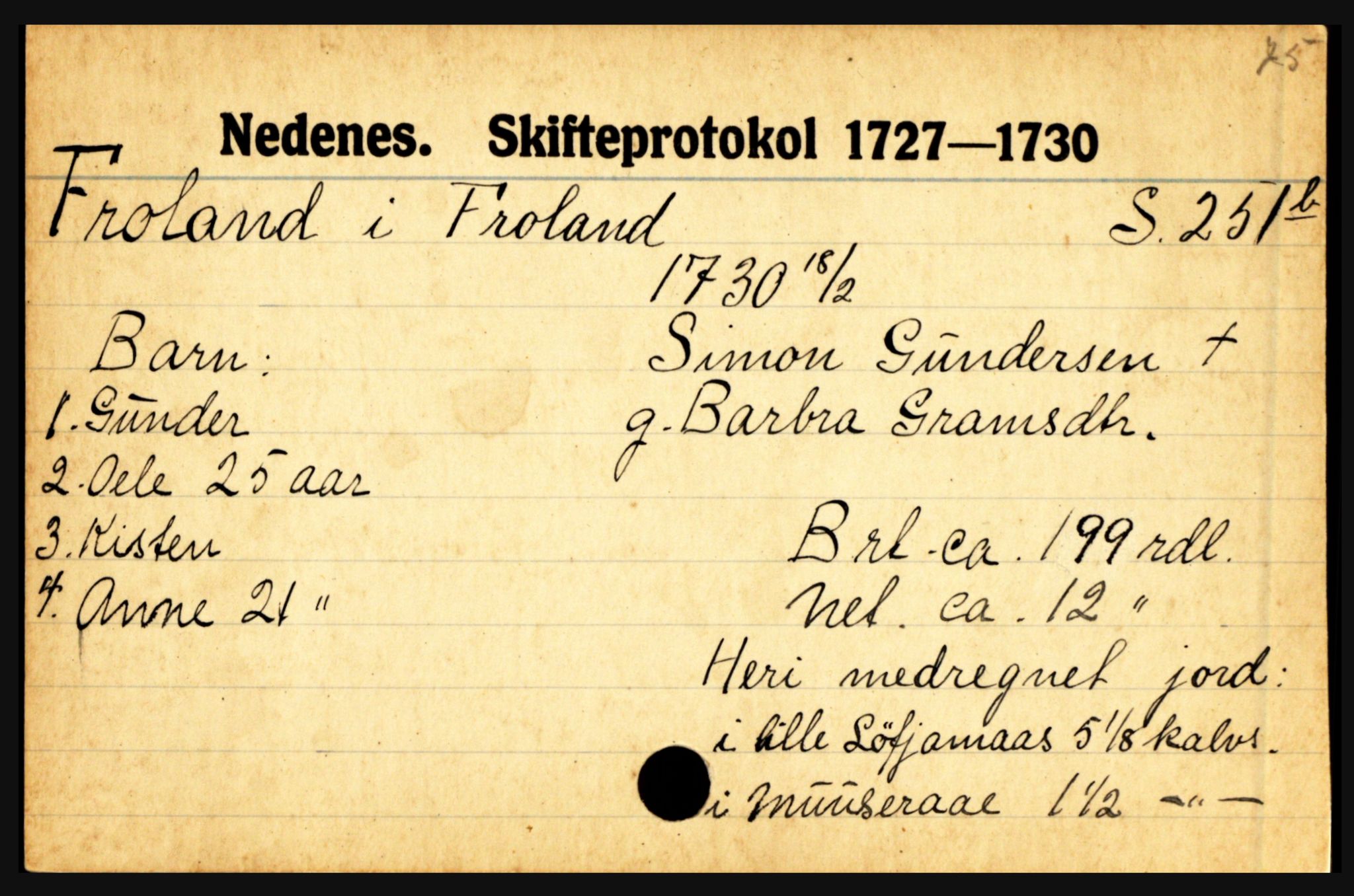 Nedenes sorenskriveri før 1824, AV/SAK-1221-0007/H, p. 7791