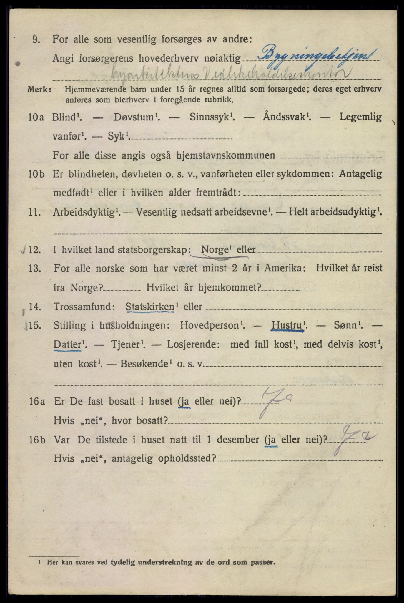 SAO, 1920 census for Kristiania, 1920, p. 558944