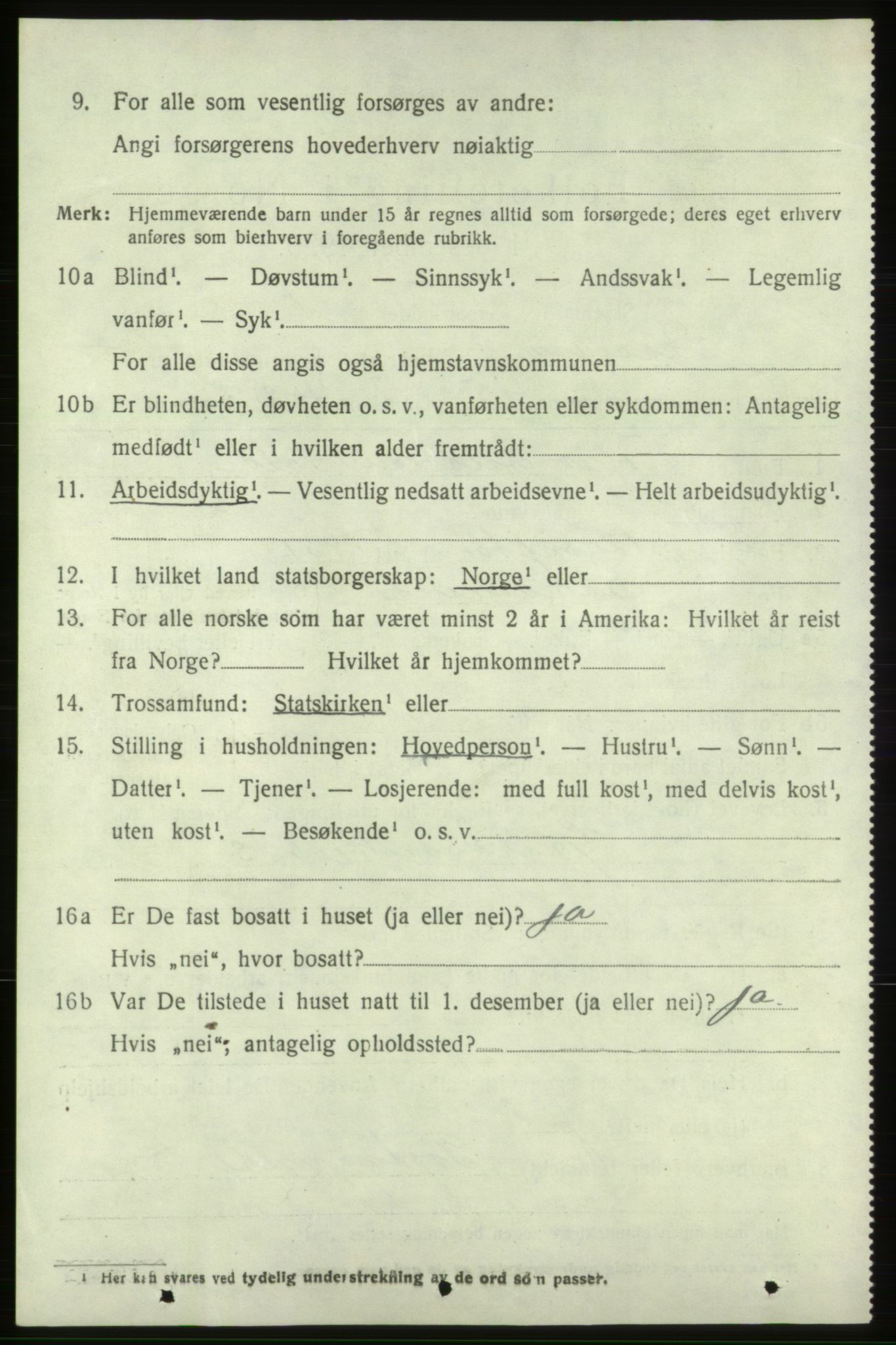 SAB, 1920 census for Skånevik, 1920, p. 3780