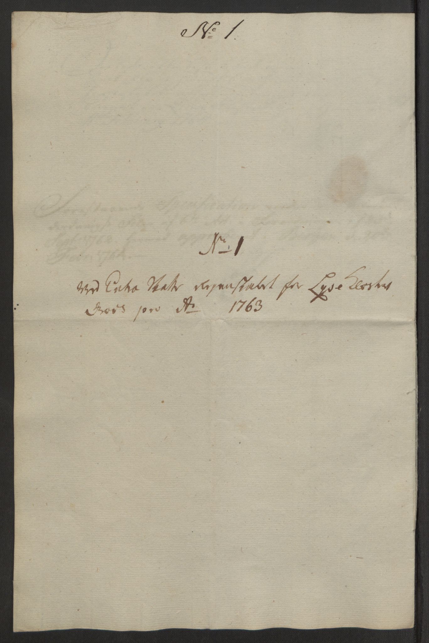 Rentekammeret inntil 1814, Reviderte regnskaper, Fogderegnskap, AV/RA-EA-4092/R50/L3180: Ekstraskatten Lyse kloster, 1762-1783, p. 64